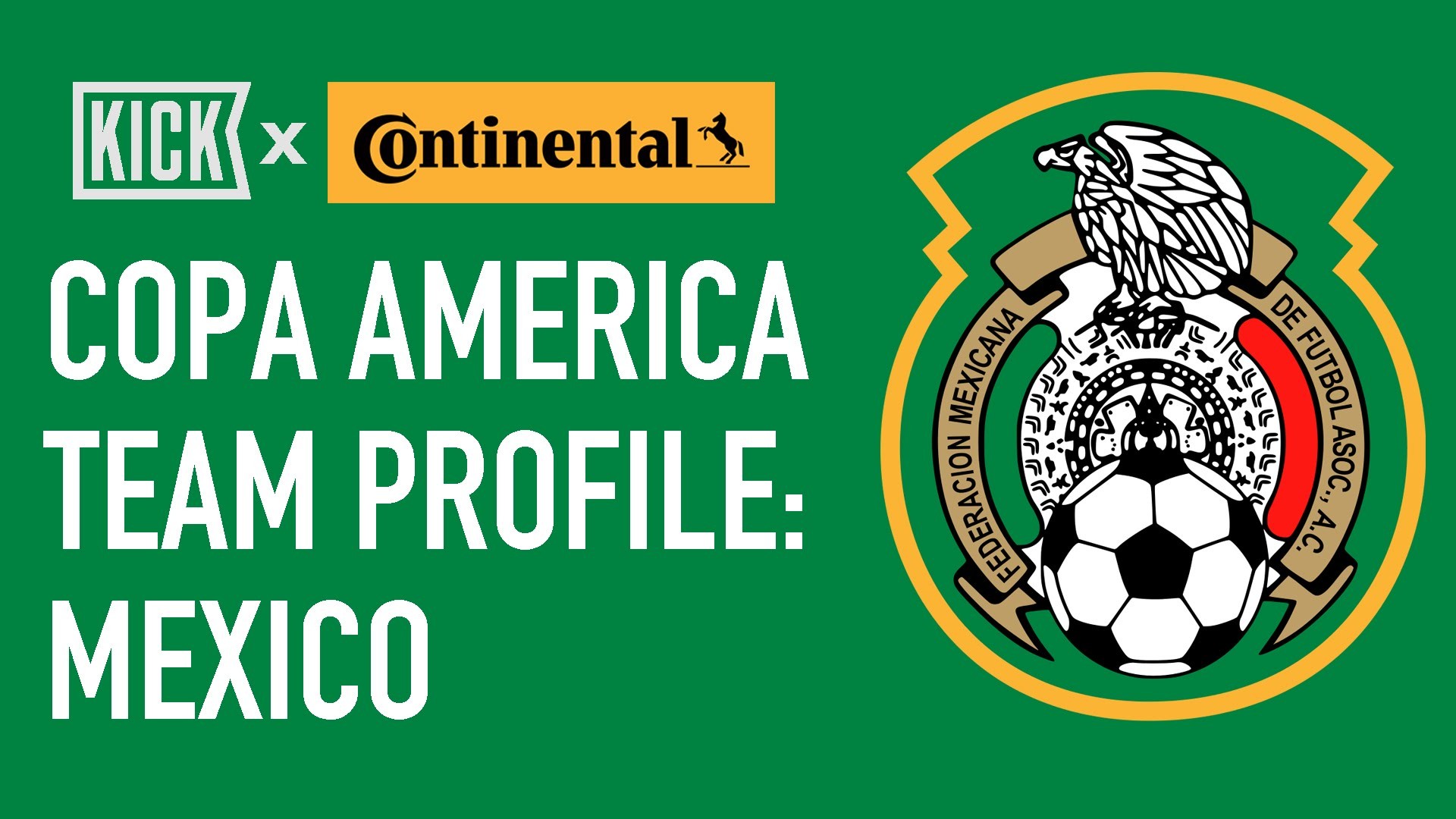 1920x1080 Mexico: Copa America Team Profile