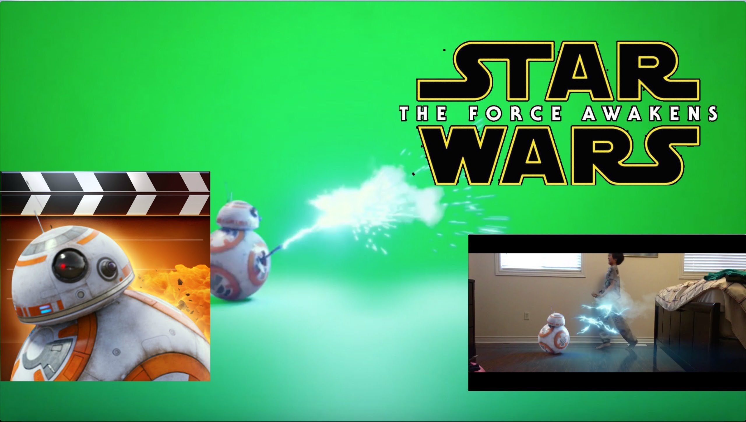 2560x1448 STAR WARS: the force awakens - Action Movie FX (Green Screen) - YouTube