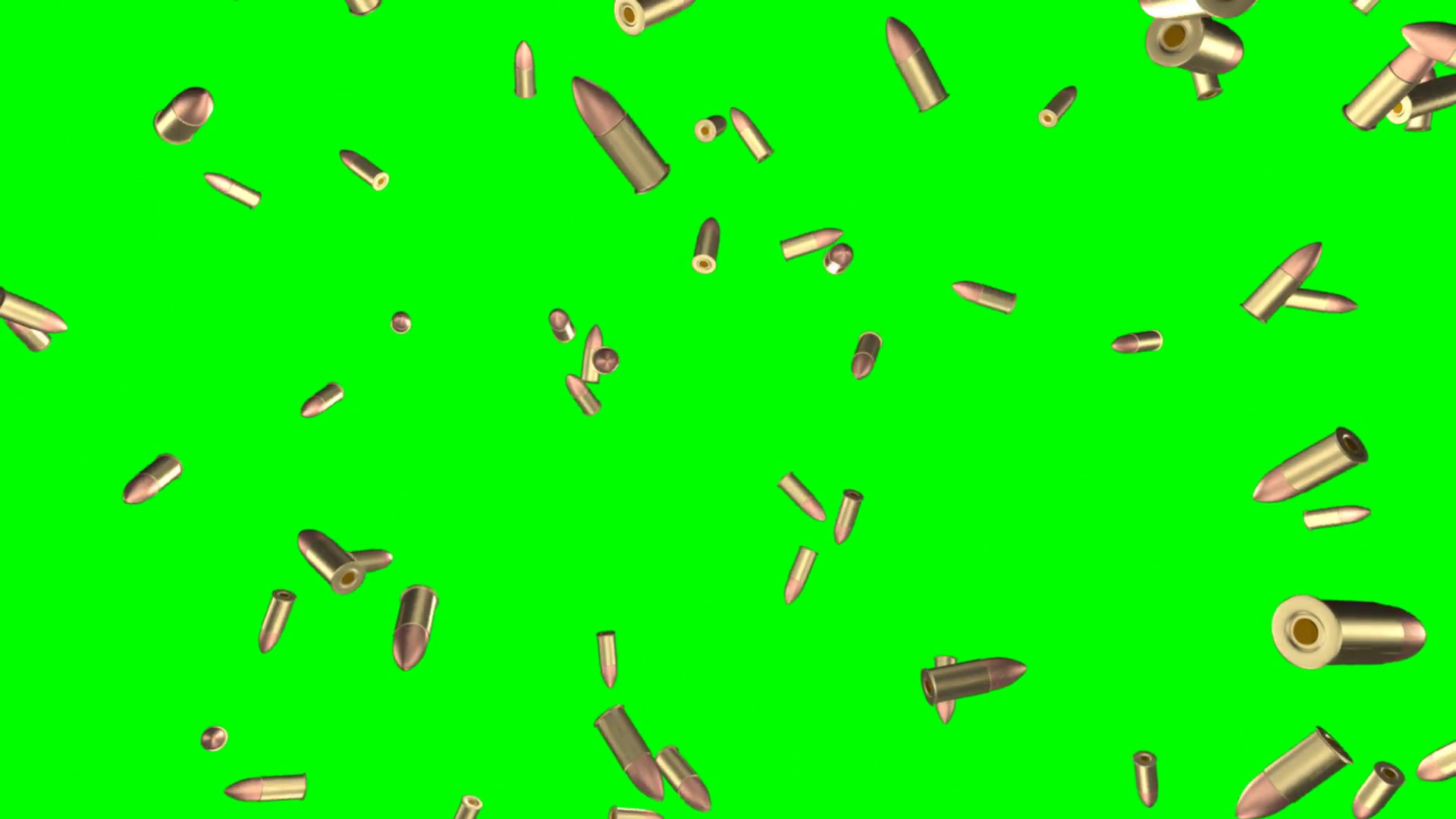 1920x1080 Subscription Library Falling Bullets Green Screen