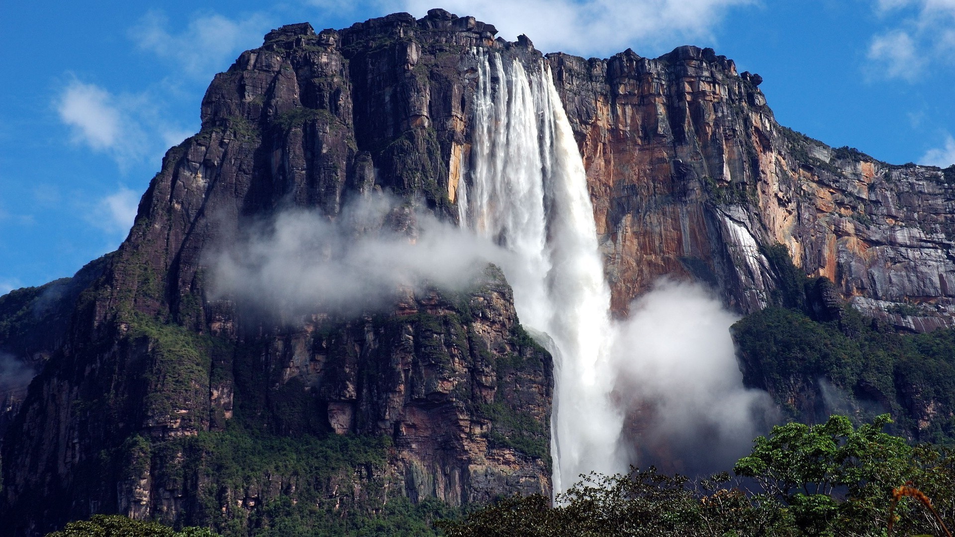 1920x1080 Angel Falls, Venezuela, Waterfall, Nature, Landscape, Mountain, Rock