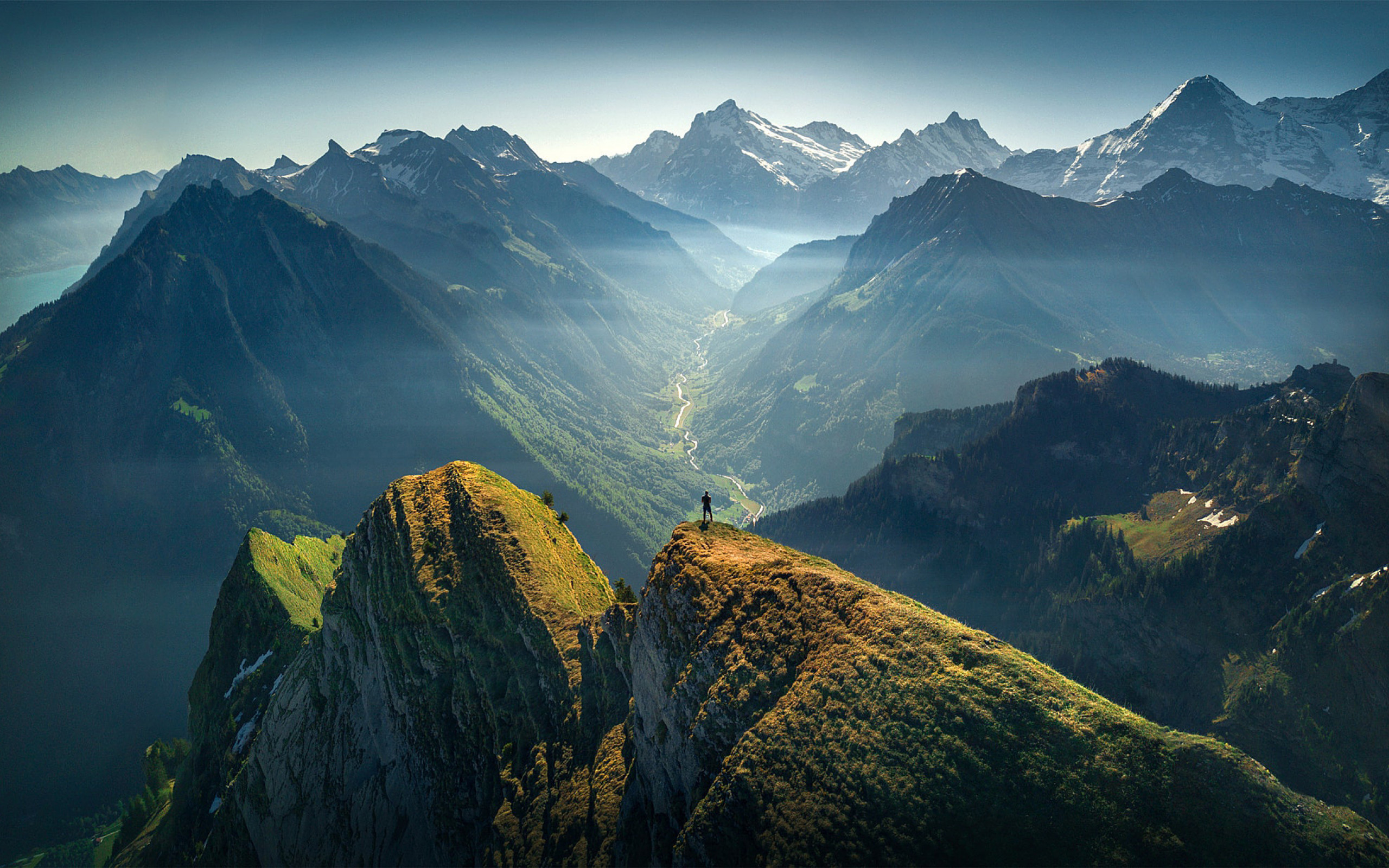 2560x1600 Download  bernese highlands, berner oberland, swiss alps,  mountains, nature, alps Wallpapers