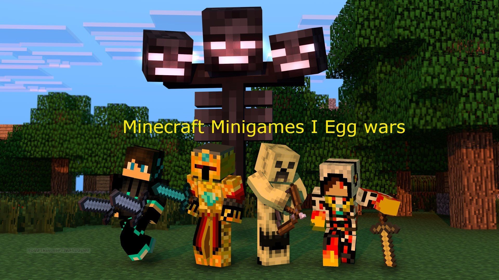 1920x1080 Minecraft Minigames I Eggware fight!!!