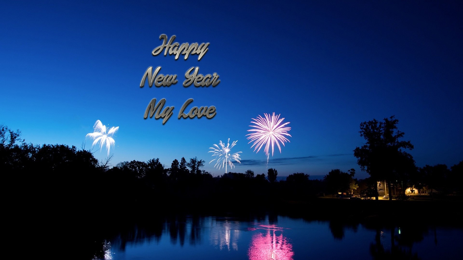 1920x1080 Happy New Year My Love Desktop Wallpaper