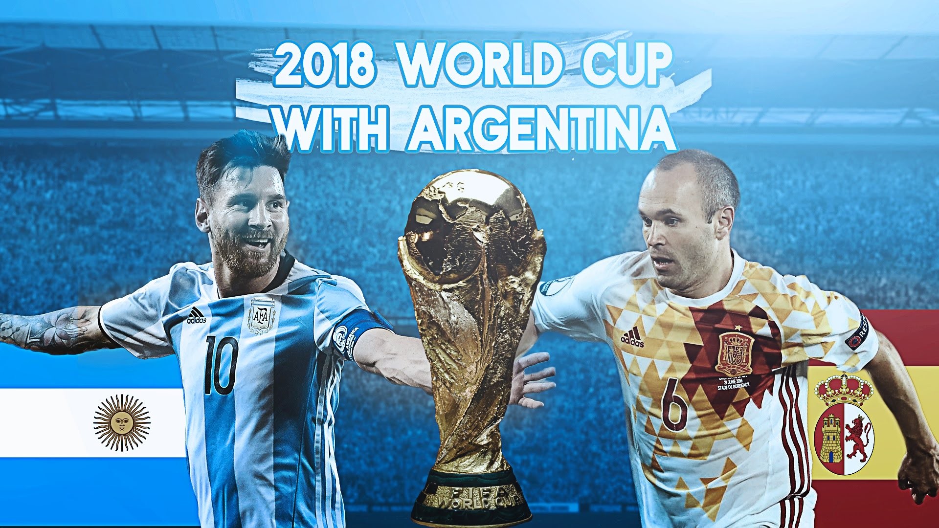 1920x1080 FIFA 16: 2018 World Cup w/ Argentina! - ROUND OF 16 VS SPAIN!!! - #2 -  YouTube
