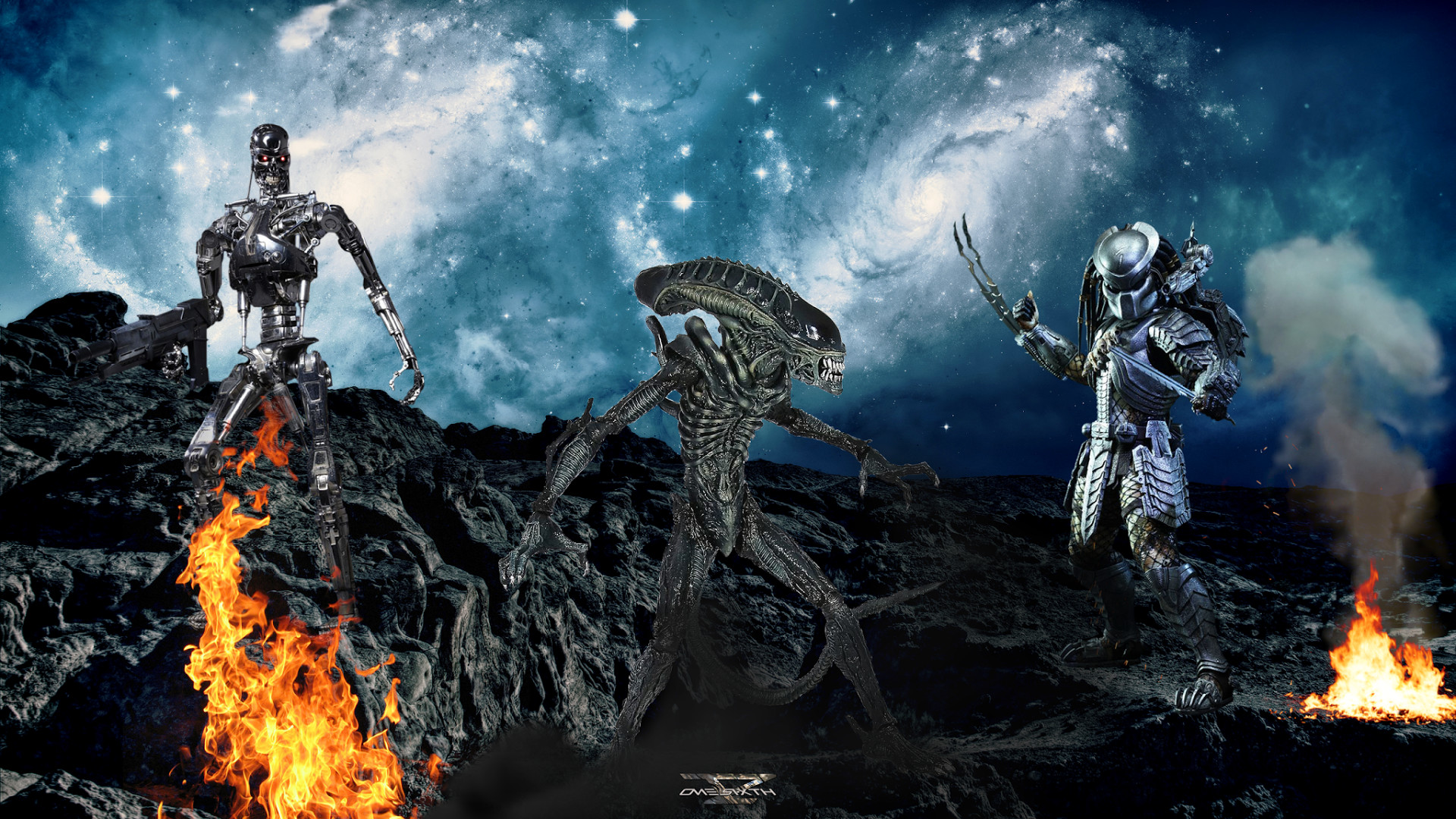 1920x1080 aliens vs predator hd background - !