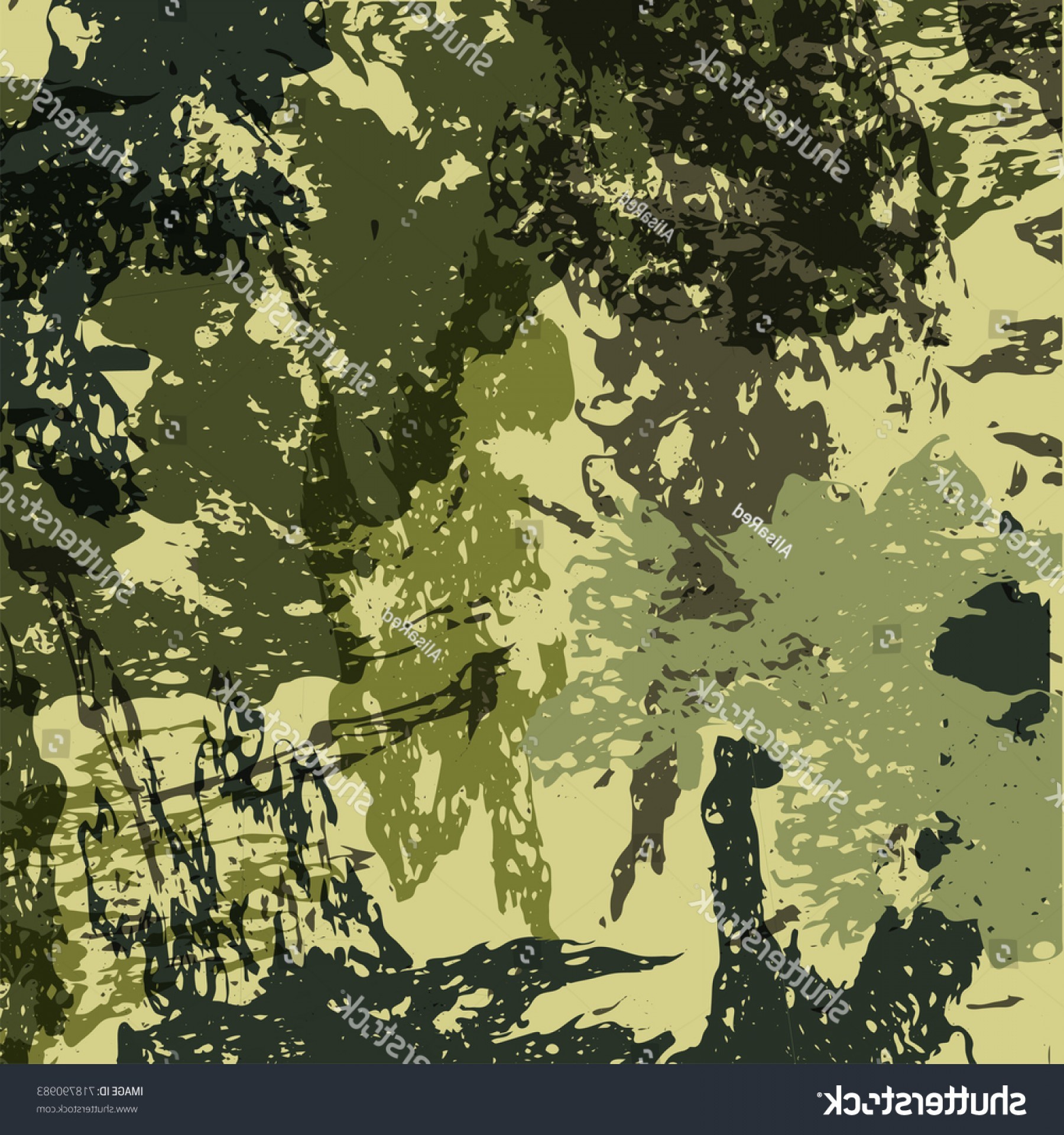1800x1920 Camo Vector Silhouette: Abstract Military Camouflage Background Made Splash