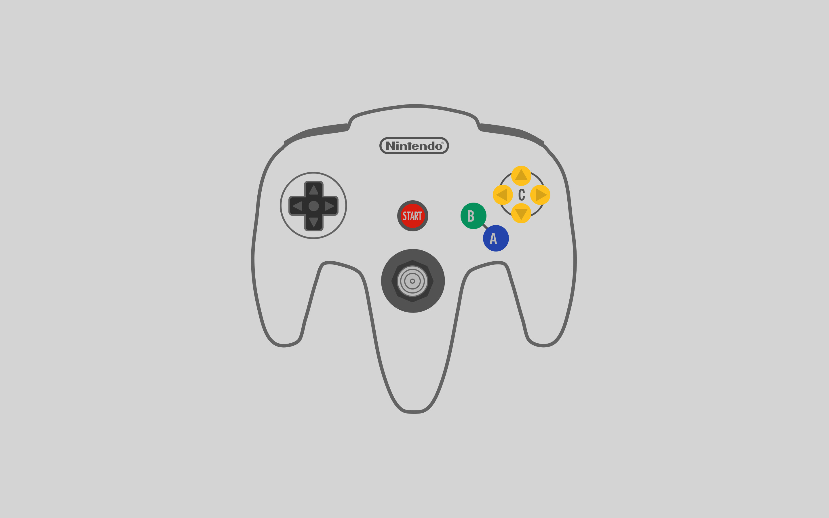 2880x1800 Download full-size - N64 controller.
