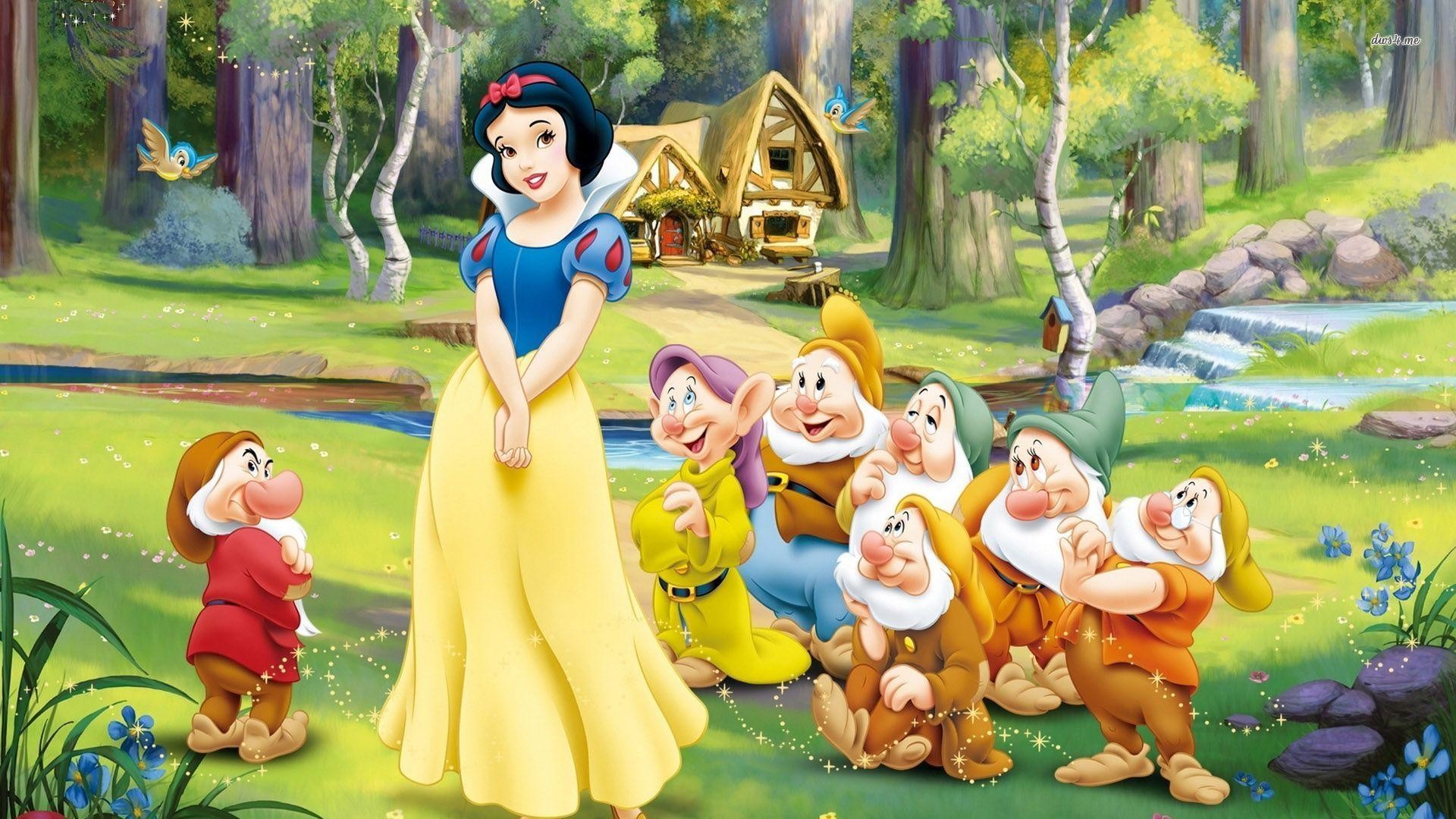 1920x1080 Snow White And The Seven Dwarfs wallpaper - Cartoon wallpapers - #