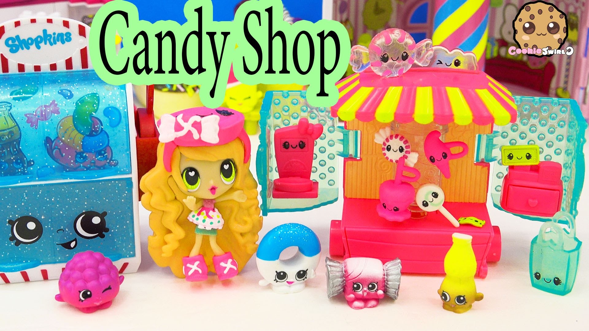1920x1080 Kawaii Crush Mandy's Candy Shop Kawaii Crush Playset with Shopkins Season 4  - Review Video - YouTube