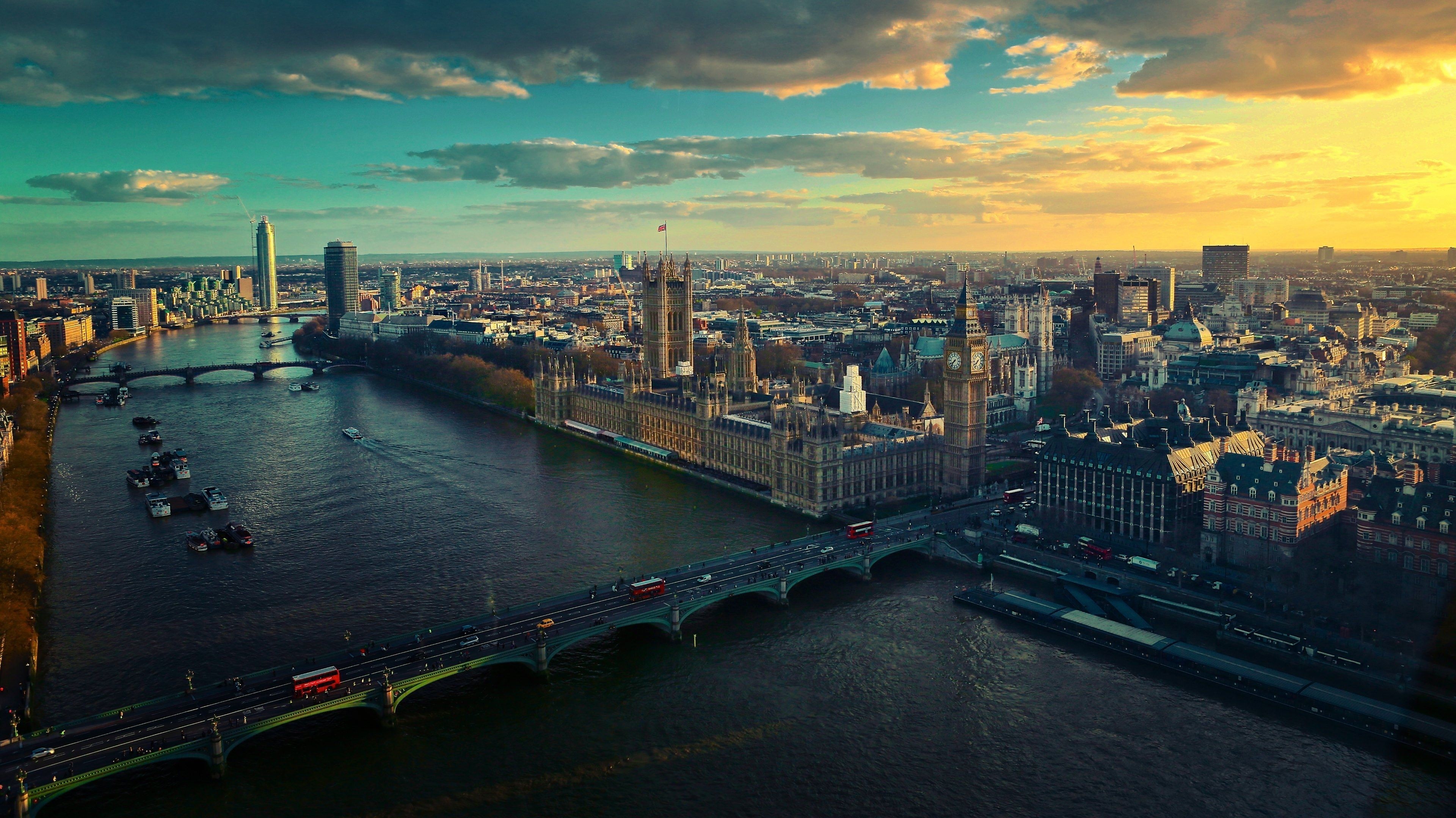 3840x2160 4k triple monitor wallpaper hdr - Urban view from London ultra hd wallpapers  Ultra High Definition
