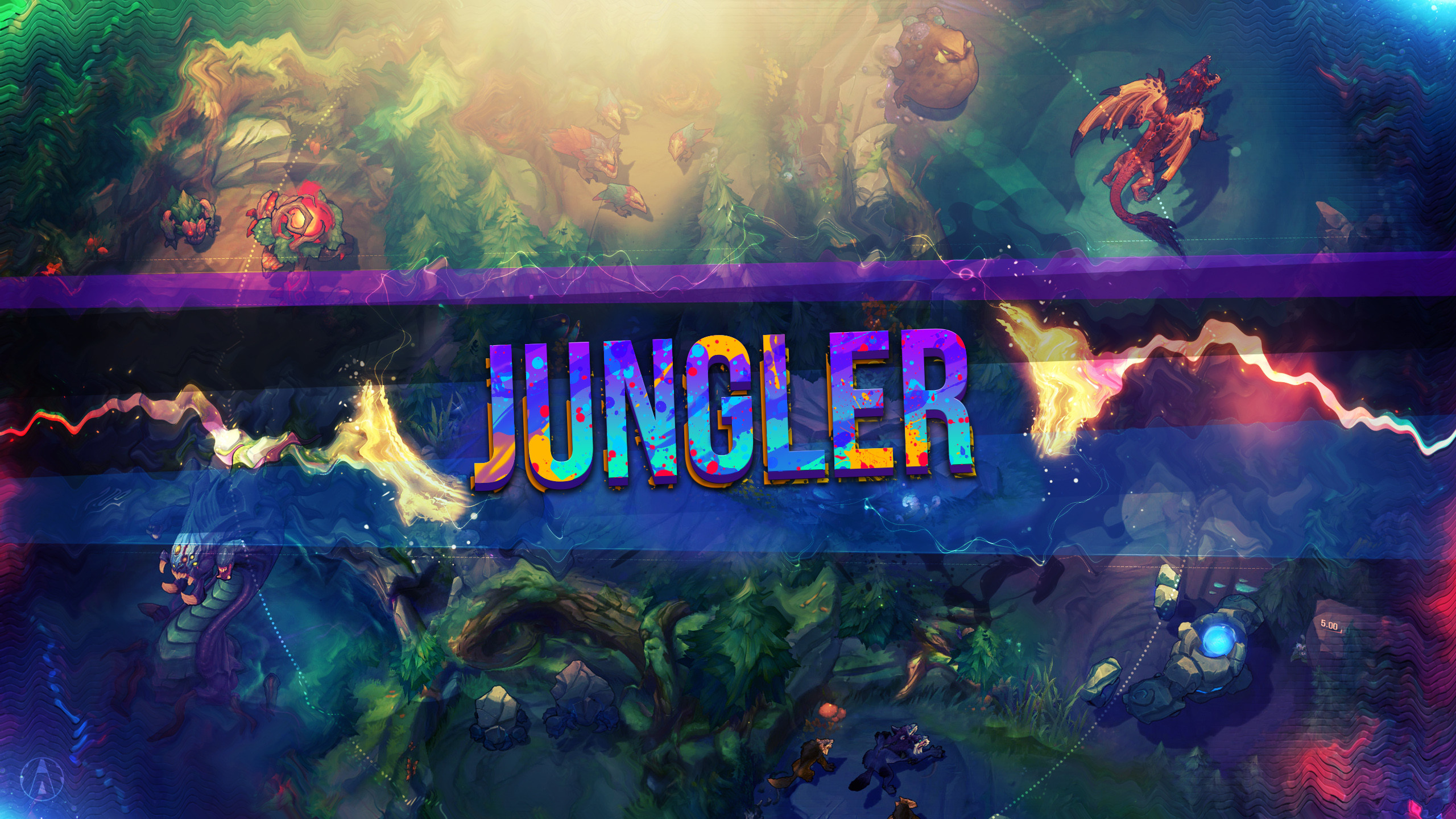 2560x1440 Jungle by Aynoe HD Wallpaper Fan Art Artwork League of Legends lol