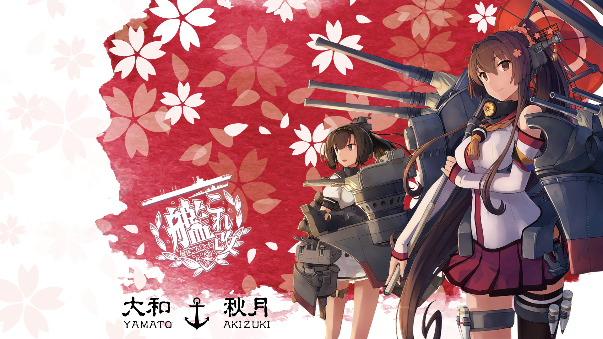1920x1080 Yamato and akizuki by sakurin09 Yamato and akizuki by sakurin09