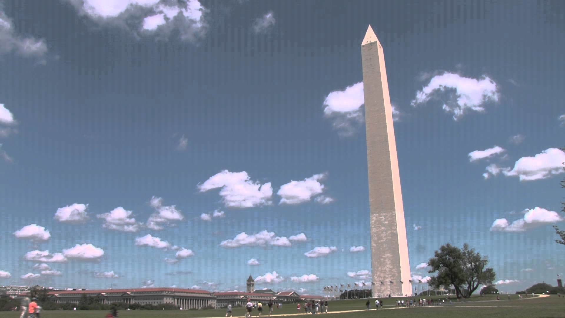 1920x1080 Time Lapse Washington DC HD Video of National Mall Washington Monument  Tourists and Visitors to US