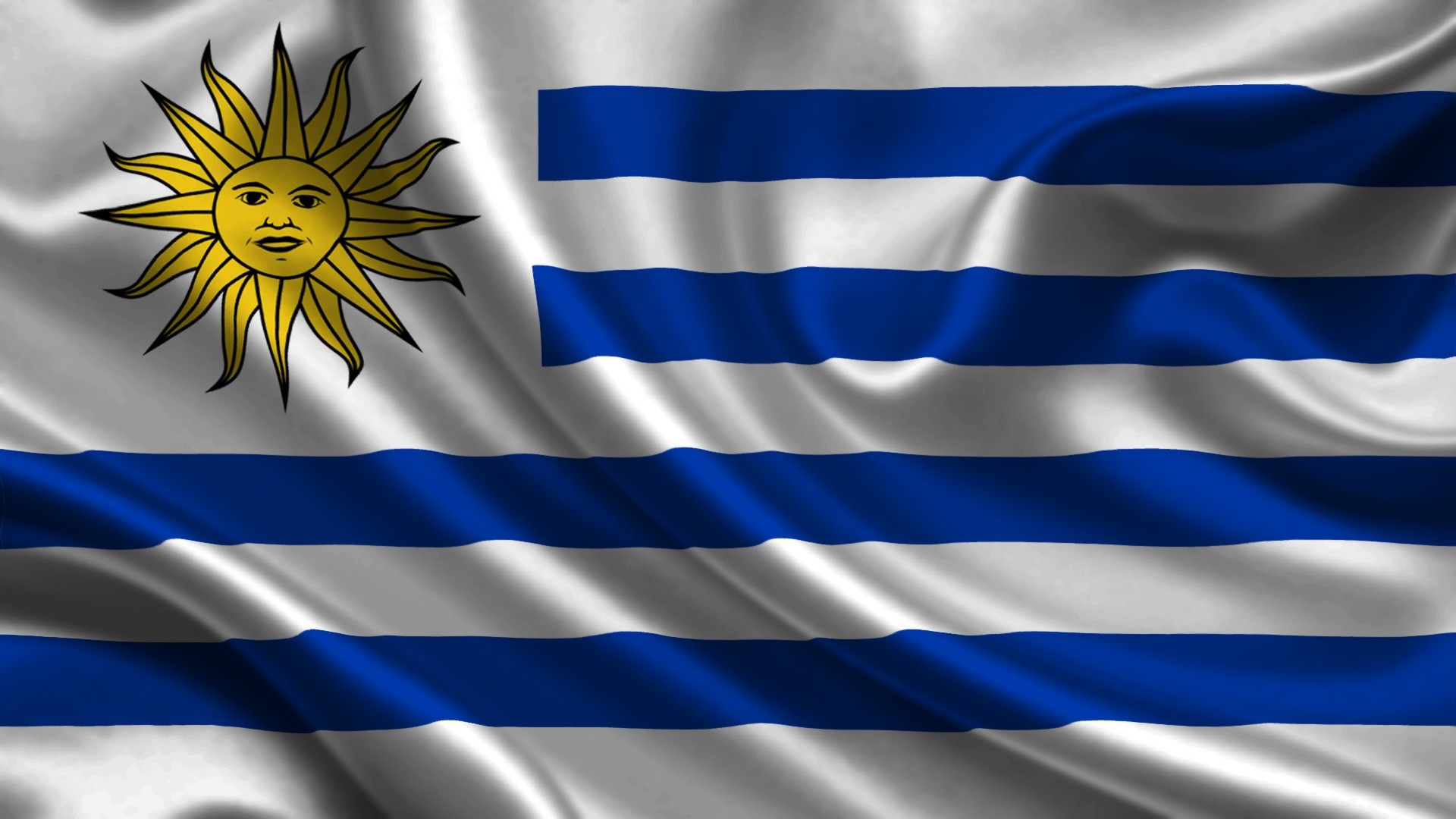 1920x1080 Flag of Uruguay wallpaper