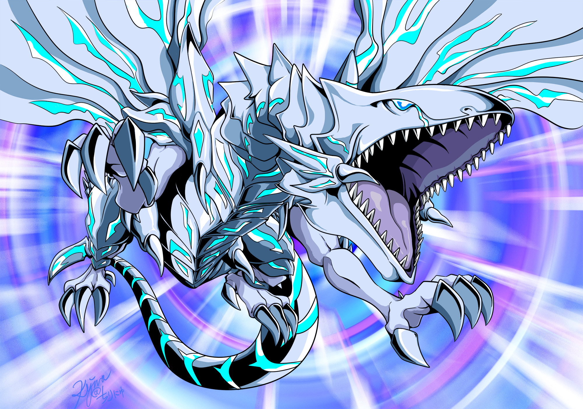 2000x1403 ... Blue Eyes Alternative White Dragon | Yu Gi Oh! The Dark Side of