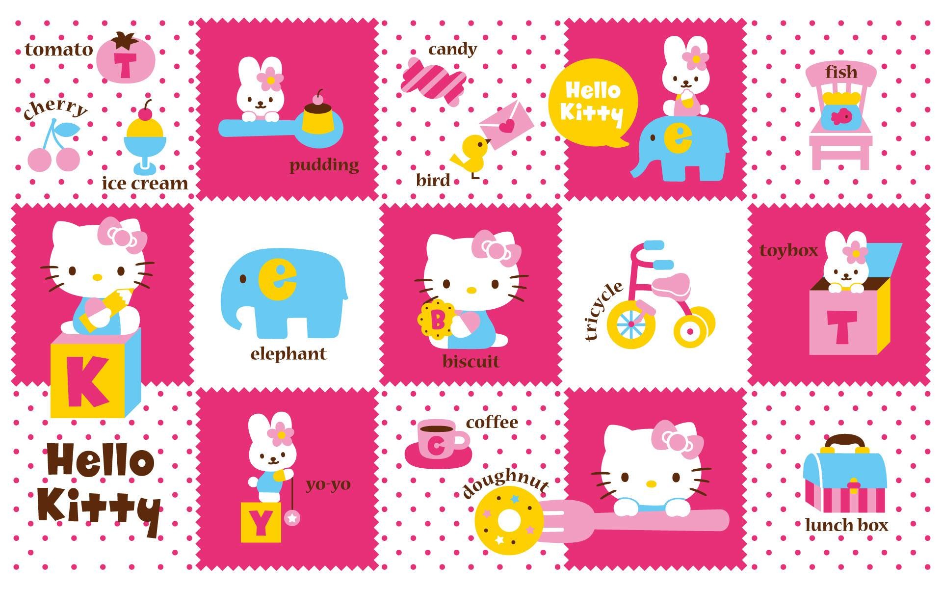 1920x1200 Set of Hello Kitty Wallpapers