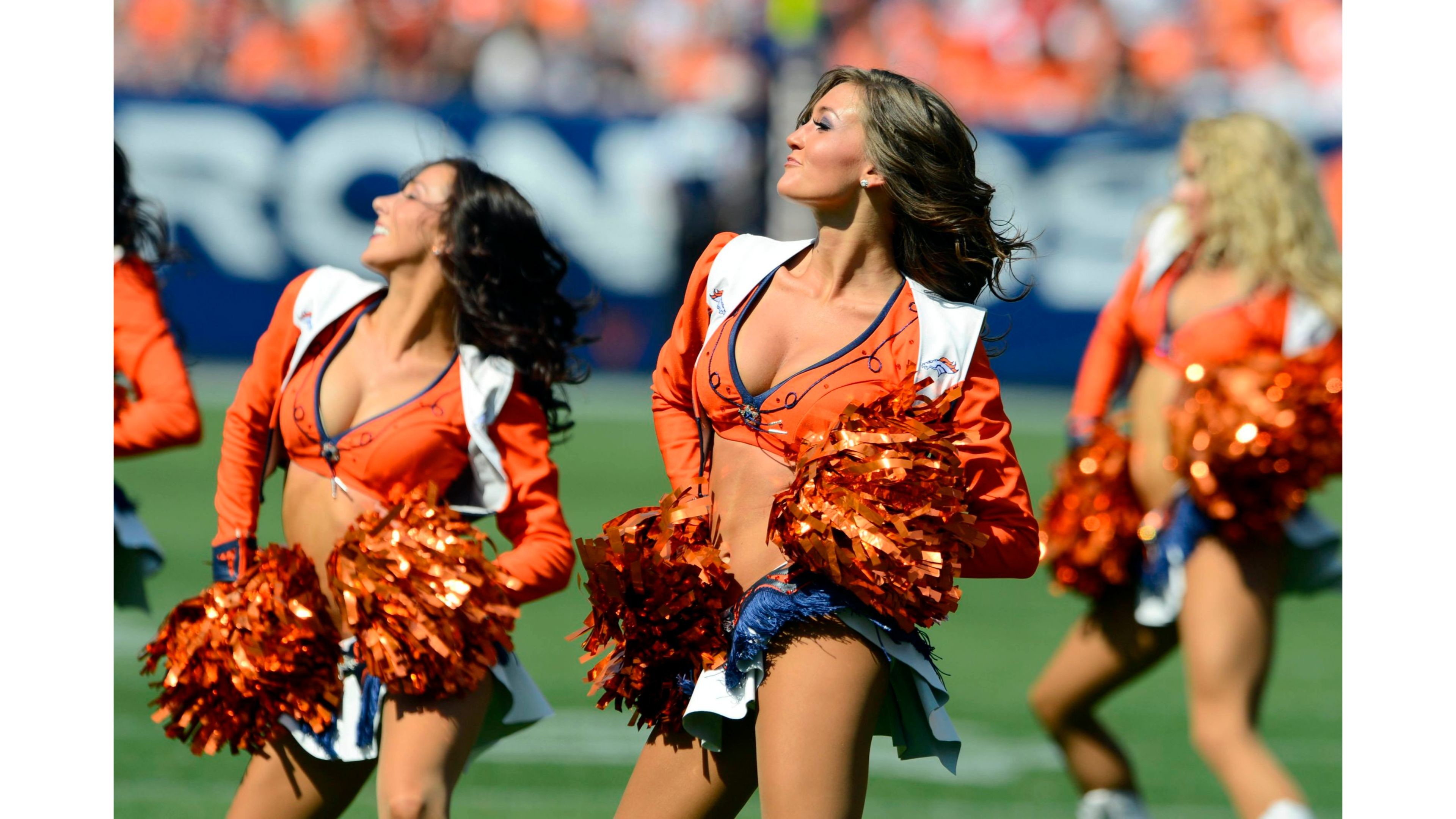 3840x2160 NFL Gameday Denver Broncos Cheerleaders 4K Wallpaper