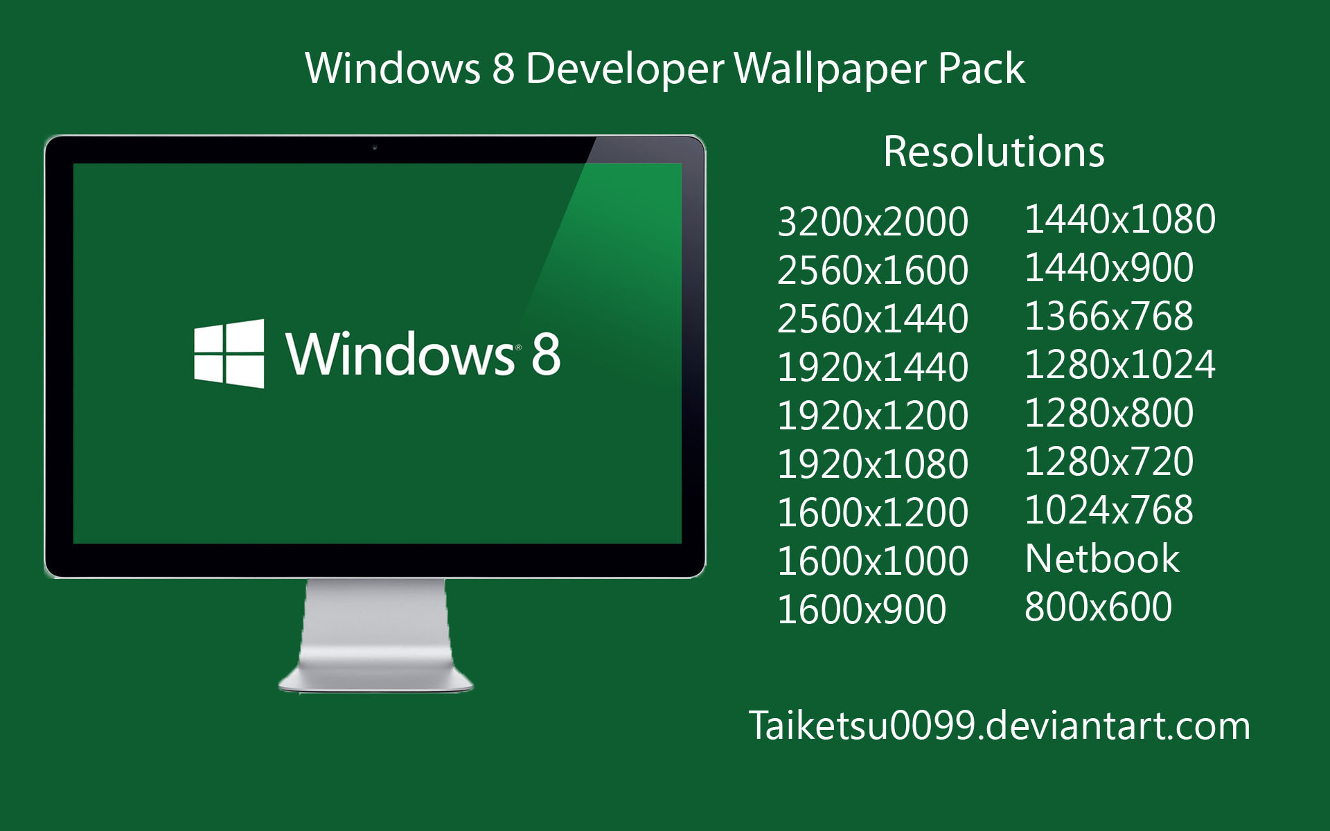 1920x1200 Windows 8 Developer Wallpaper Pack by Taiketsu0099 by .