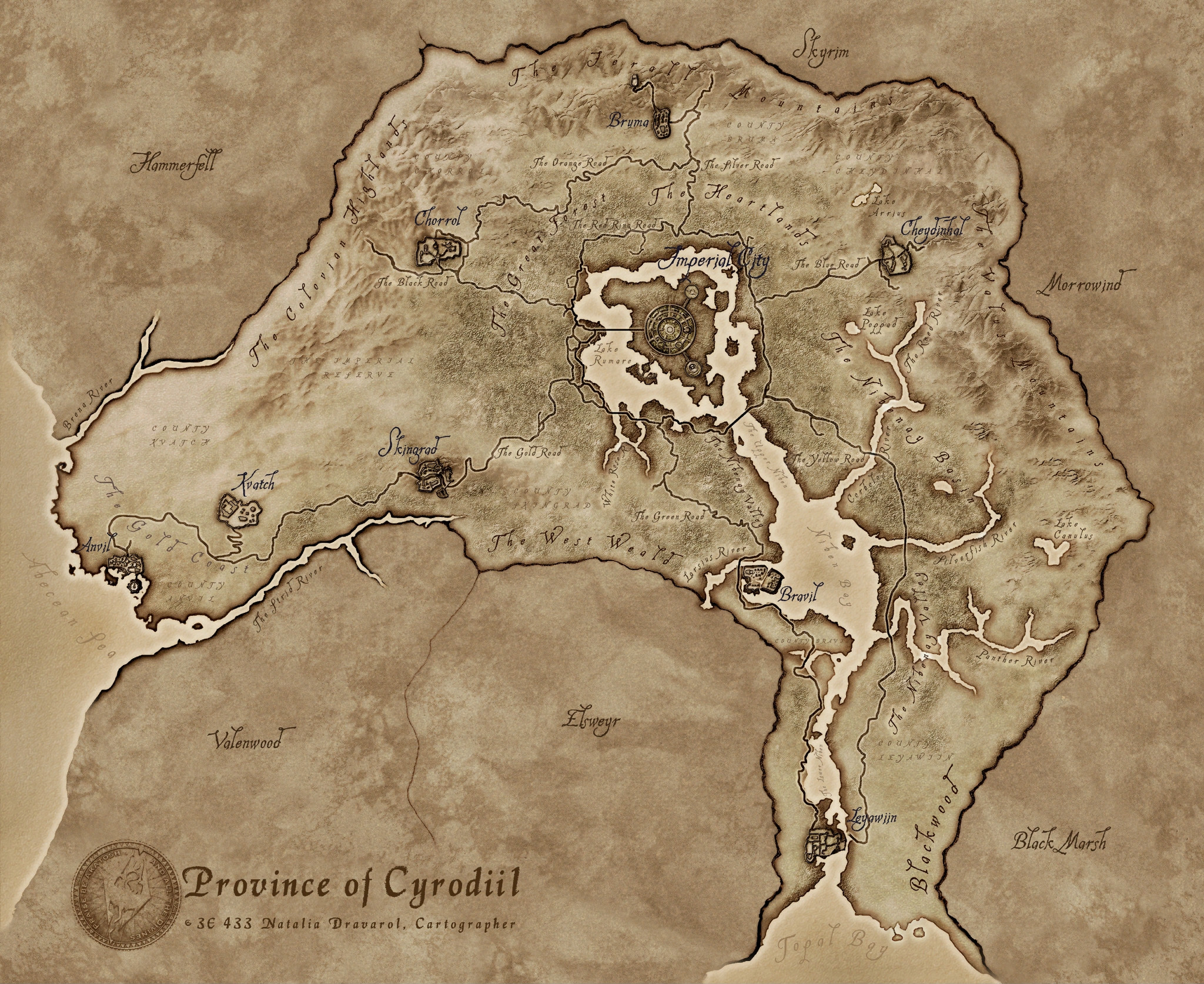2048x1673 ... map of Cyrodill.