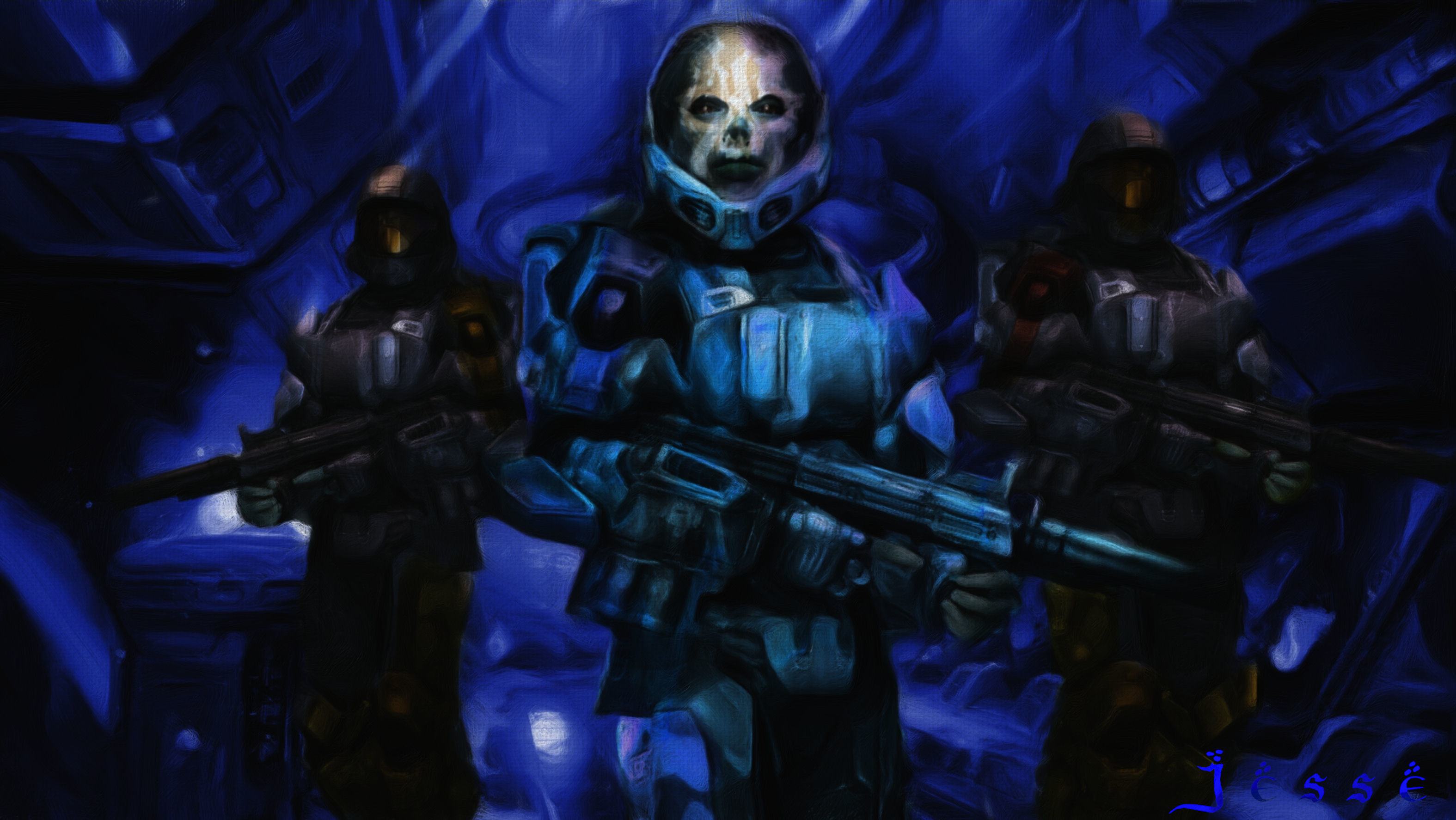 3150x1774 ... Halo4.painted.wip.1done by DRIZZT--DO-URDEN