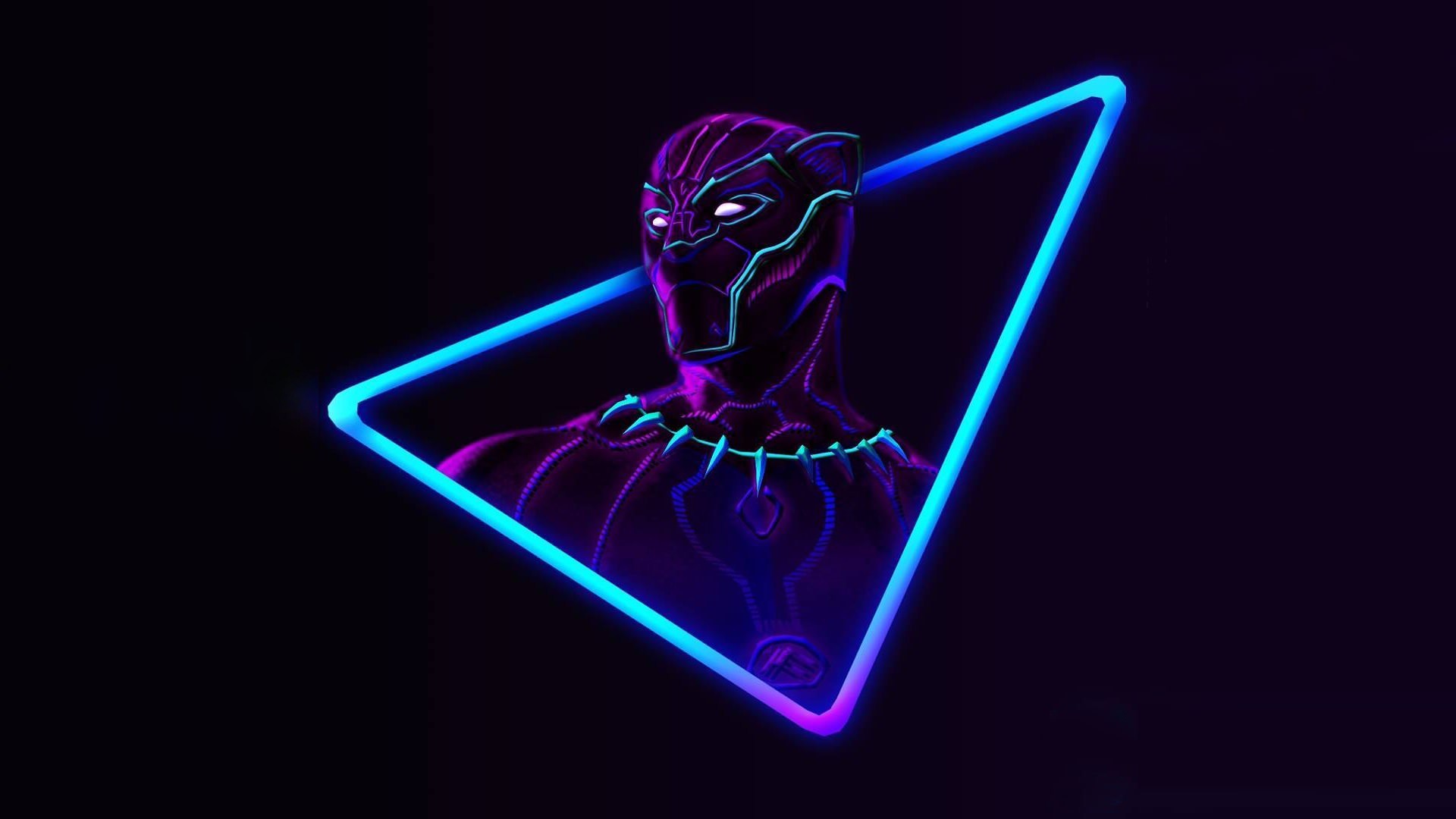 1920x1080 Neon Avengers  Desktop Wallpapers (based on artwork by  @aniketjatav on Instagram)