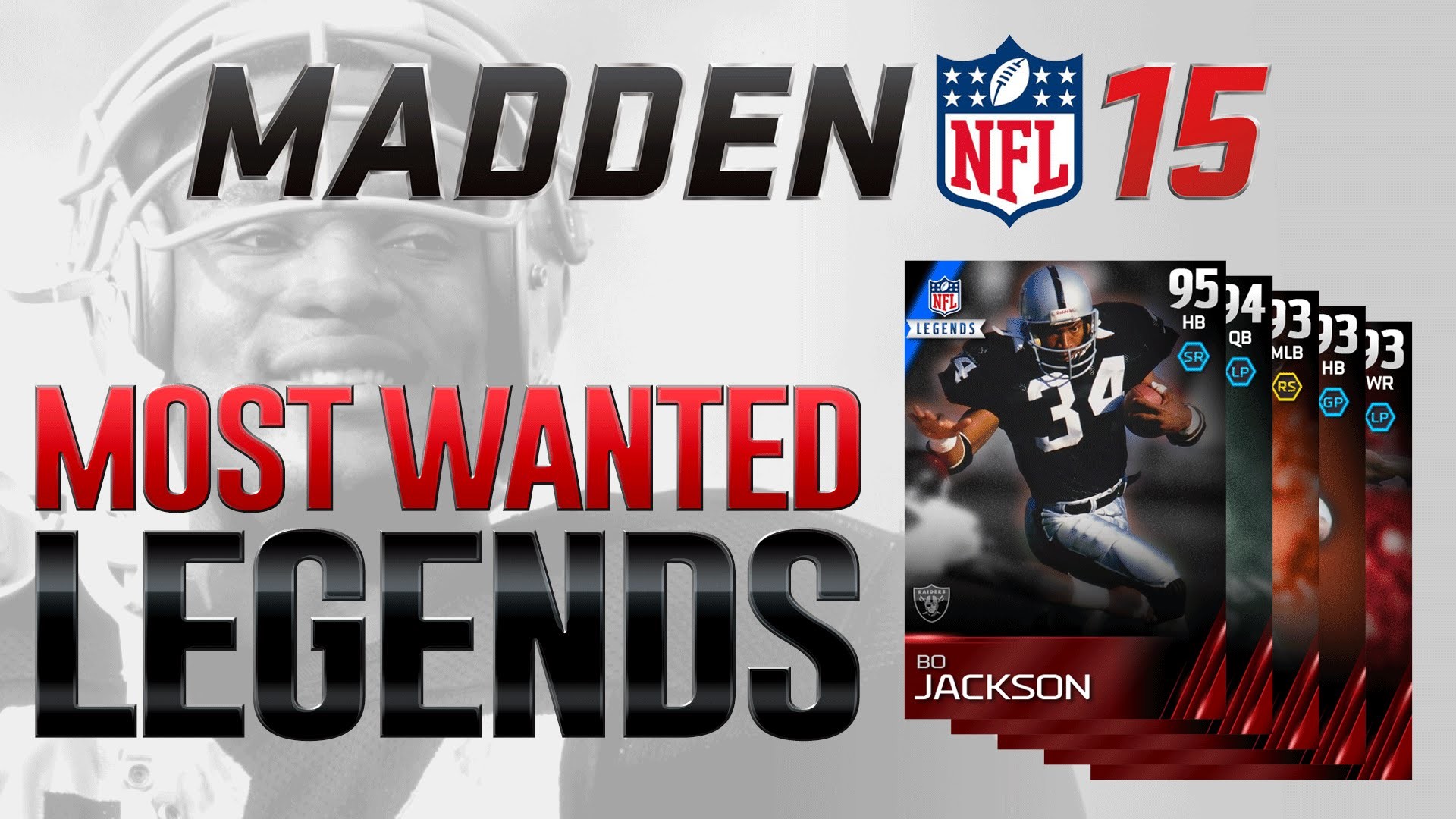1920x1080 Madden 15 Ultimate Team | Bo Jackson & The Top 5 Most Wanted NFL Legends  for MUT 15!