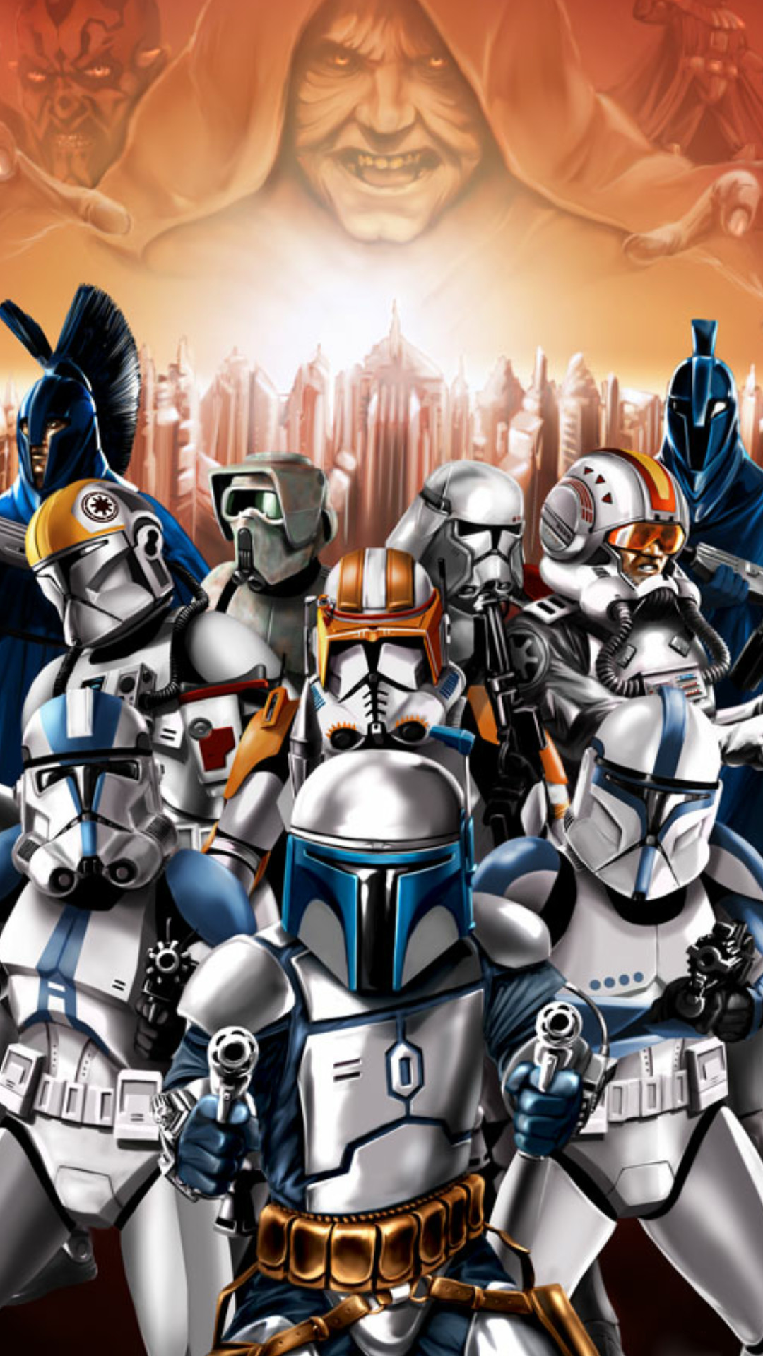 1080x1920 501st Legion from Star Wars: The Clone Wars Wallpaper