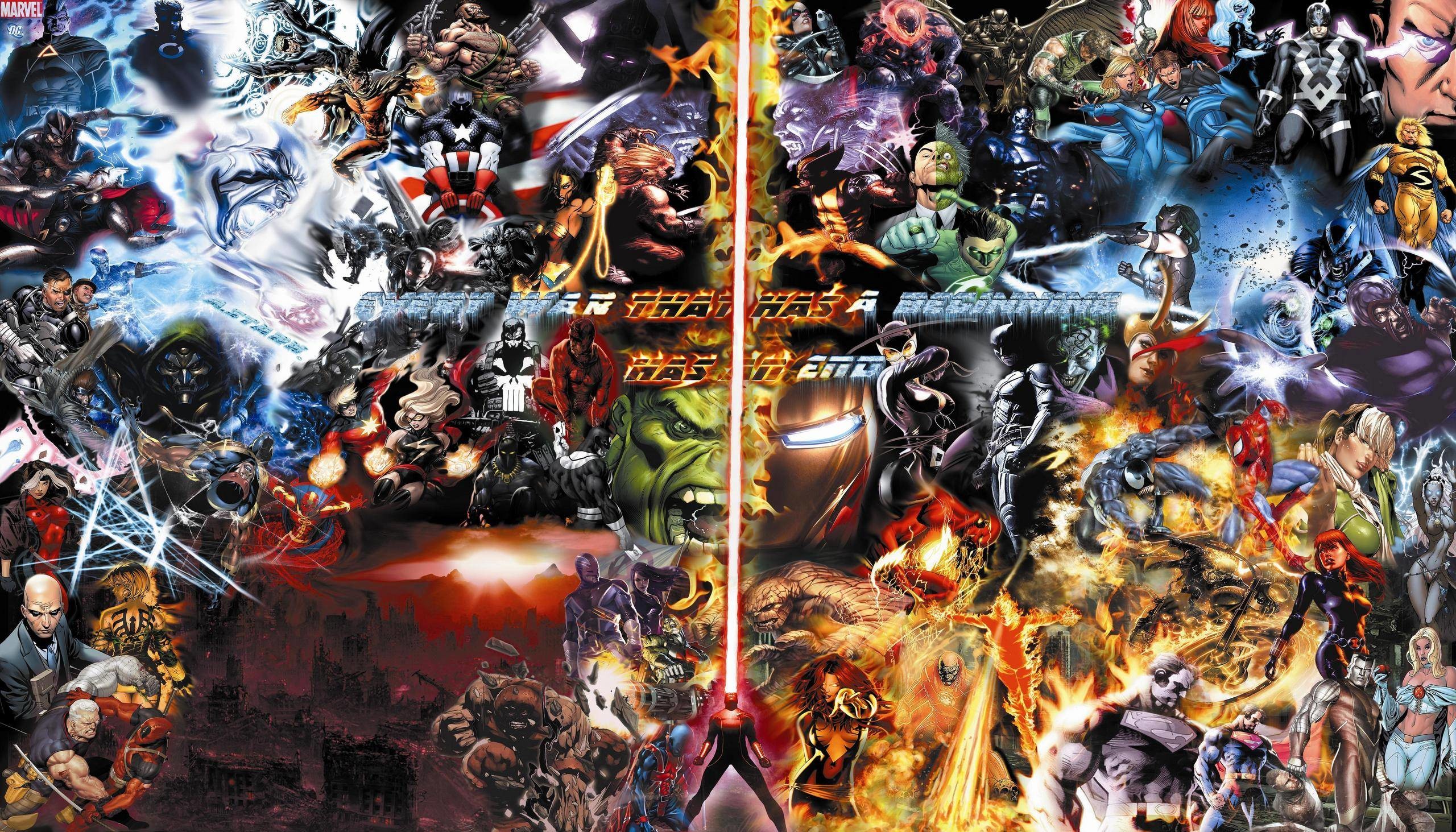 2560x1463 Final War / Marvel & DC WALLPAPER 73 Charcaters - Marvel Comics .