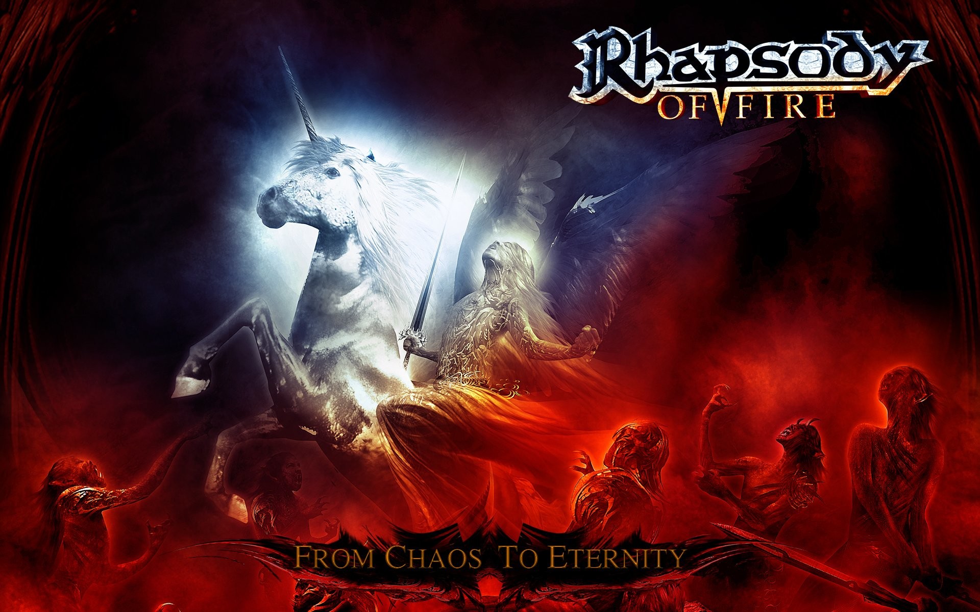 1920x1200 Rhapsody of fire From Chaos to Eternity - Fantasy - wallpapers