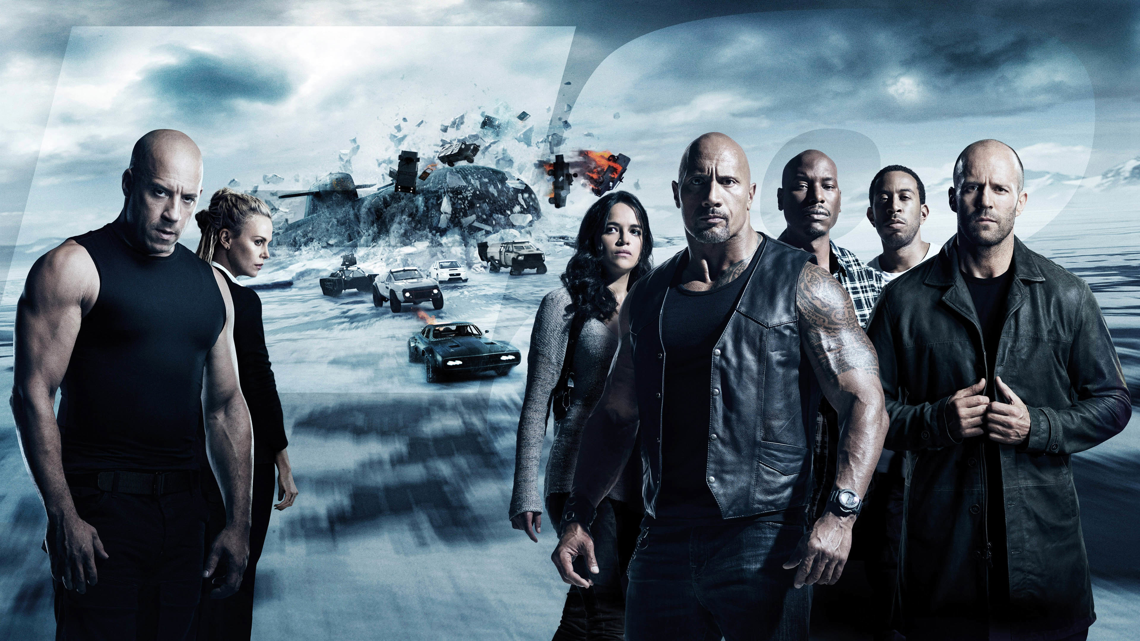 3840x2160 The Fate of the Furious (Fast & Furious 8) 4K  wallpaper