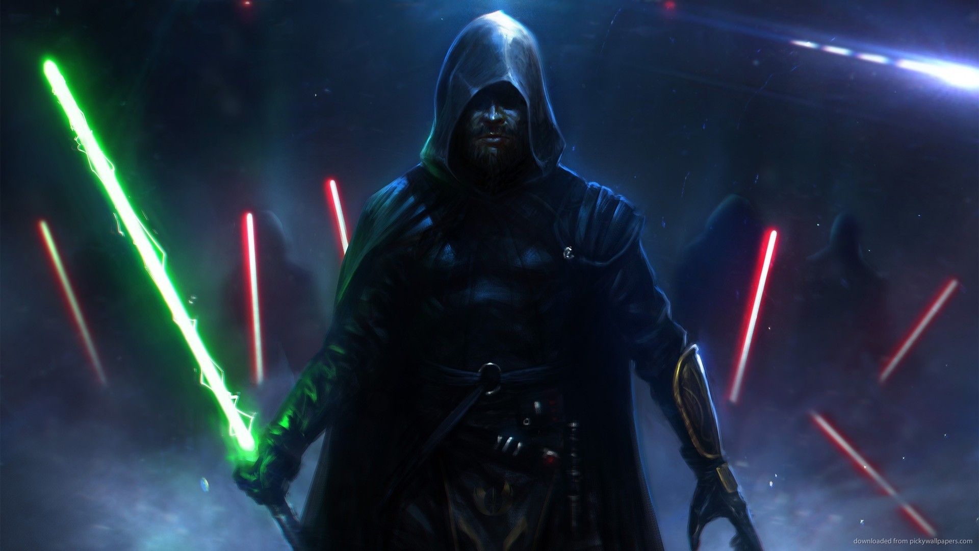 1920x1080 HD Jedi Surrounded by Sith wallpaper