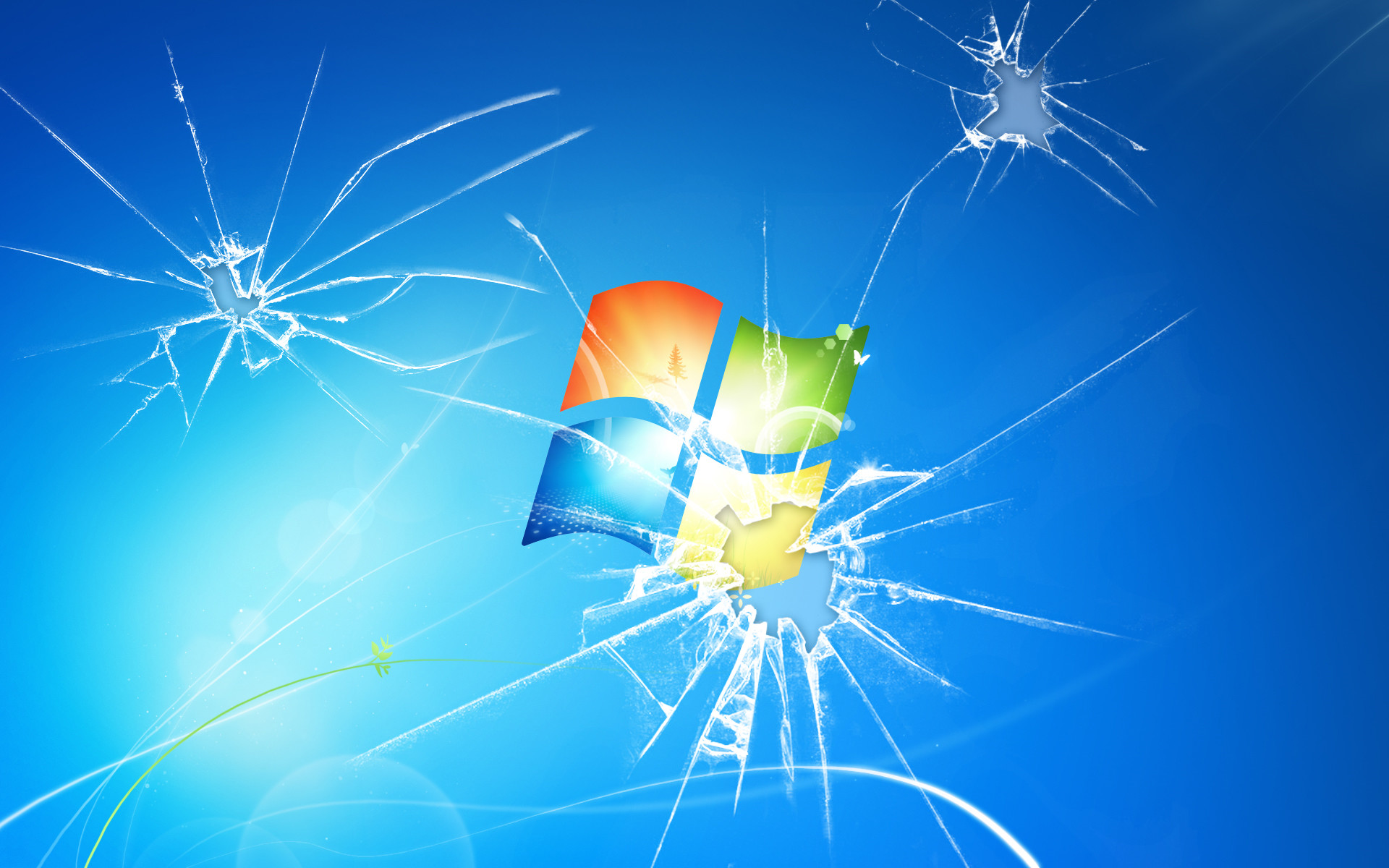 1920x1200 Broken Windows 7 by LarsEliasNielsen Broken Windows 7 by LarsEliasNielsen