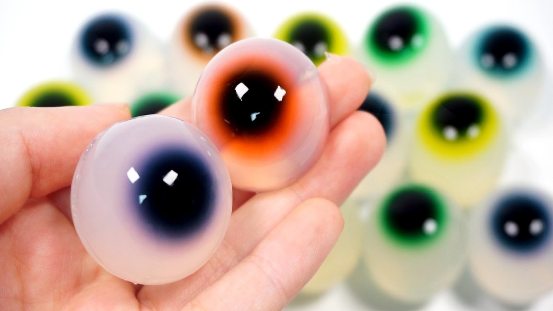 1920x1080 How To Make Colors Eyeball Jelly Pudding DIY Rainbow Colors Eye Gummy  Recipe - YouTube