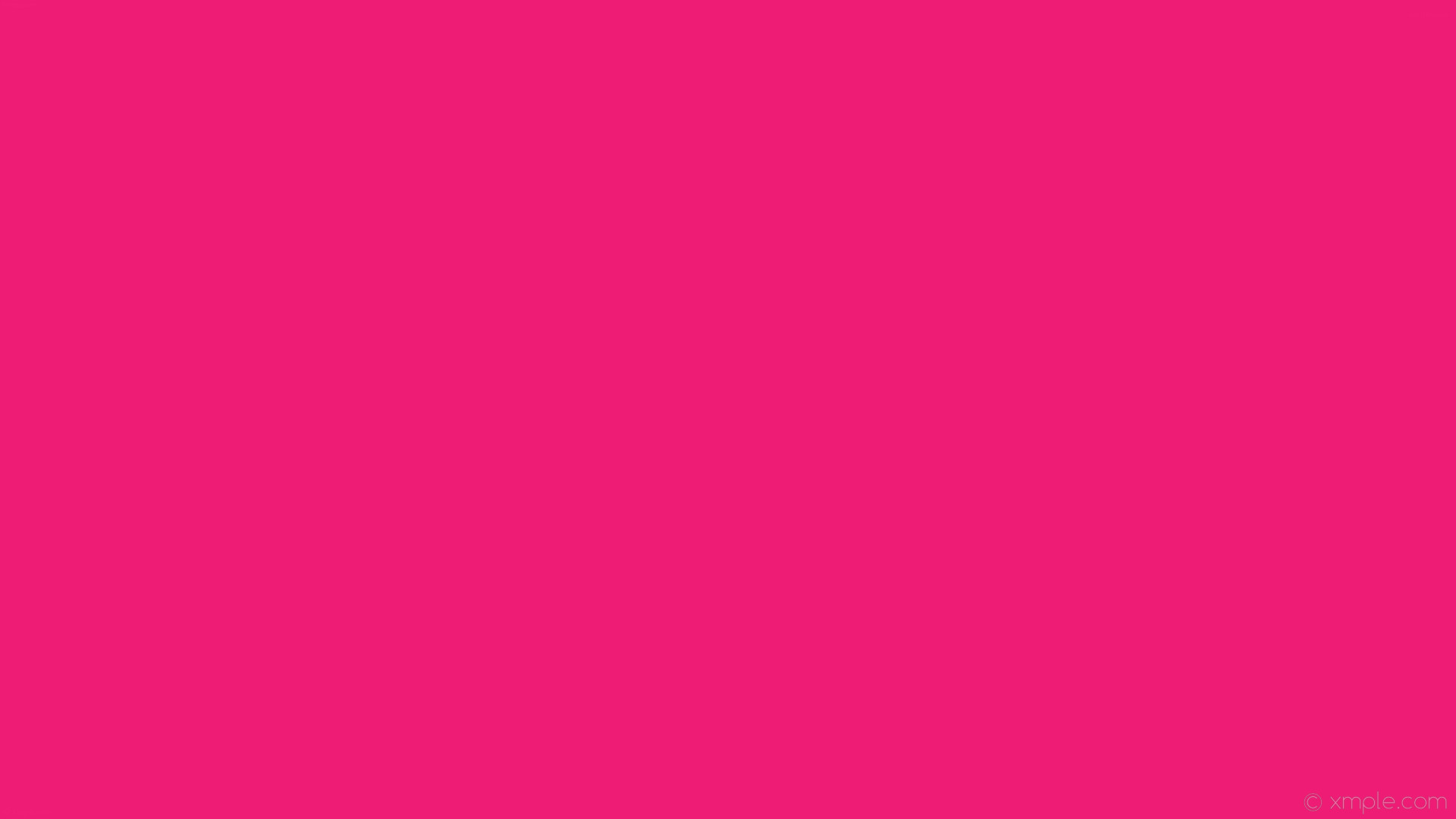 1920x1080 wallpaper plain solid color pink single one colour #ef1c75