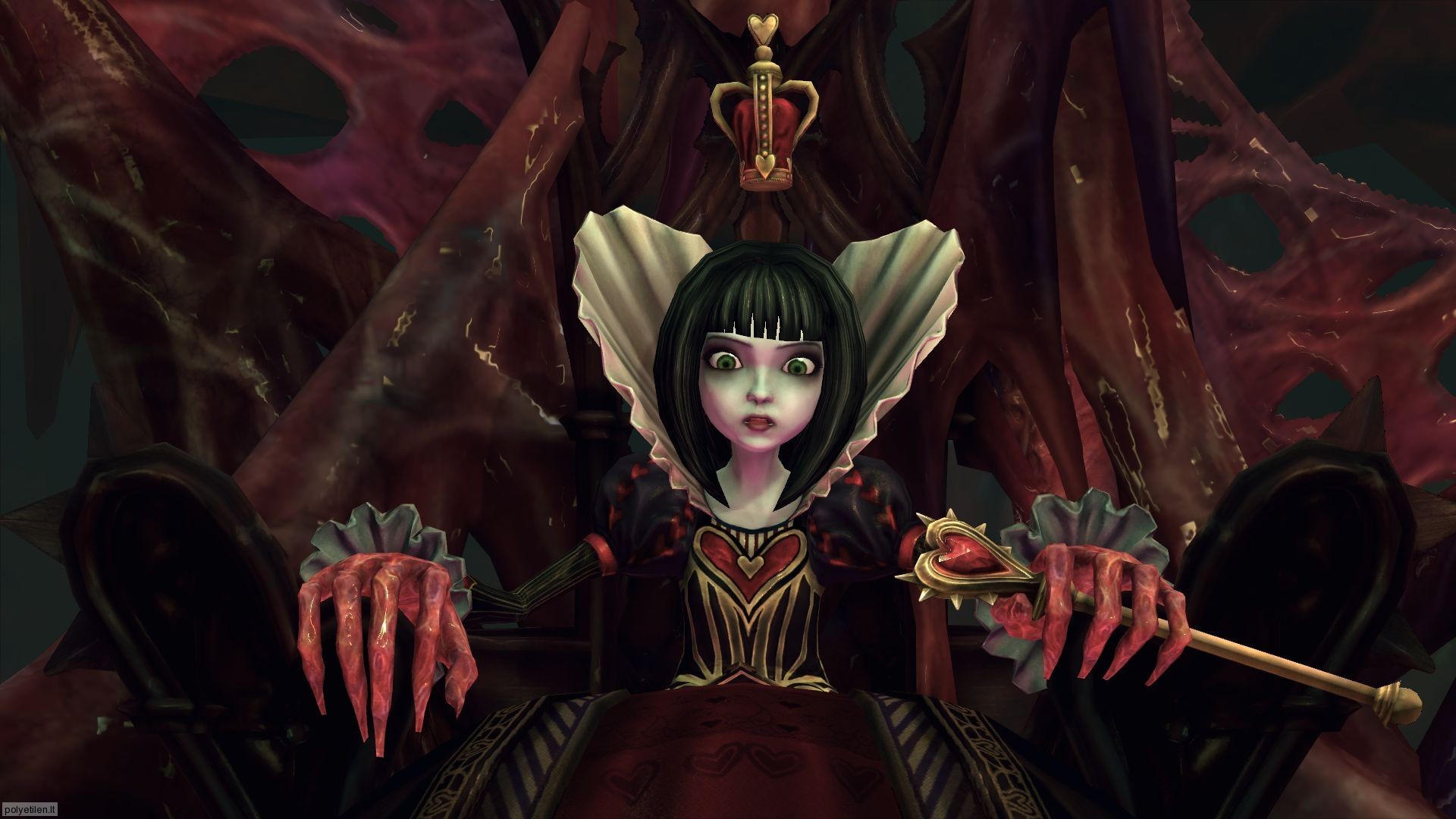 1920x1080 Queen of Hearts with little Alice face