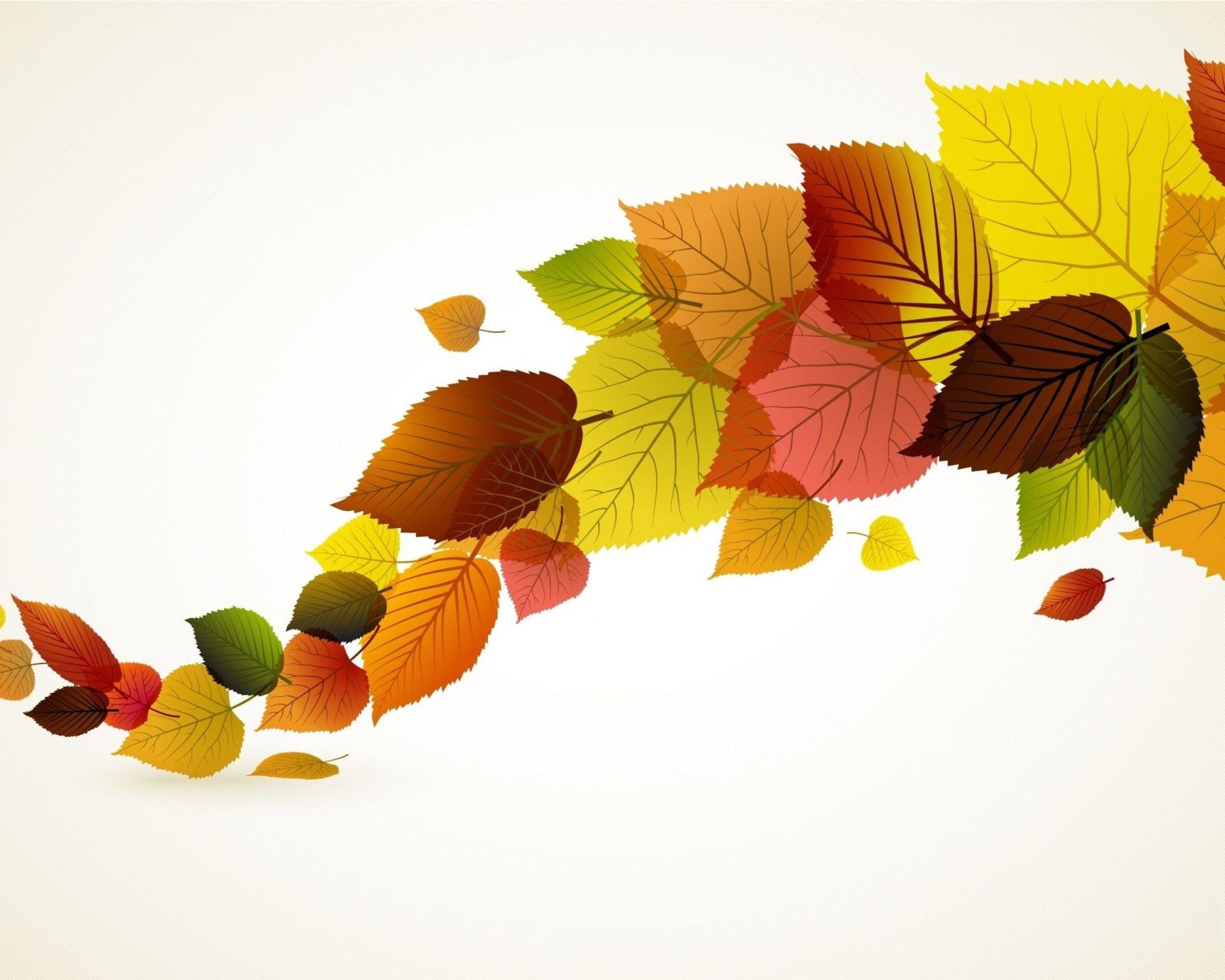 1920x1536 Wallpaper abstract autumn leaves