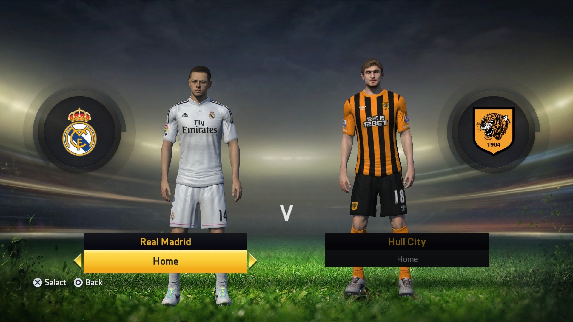 1920x1080 PS4 FIFA 15 Modo Carrera Jugador Javier 'Chicharito' Hernandez EP3 Real  Madrid vs Hull City - YouTube