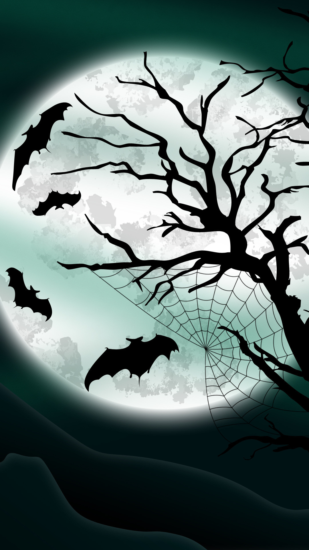 1080x1920 Night Bats Halloween iPhone 6 & iPhone 6 Plus Wallpaper