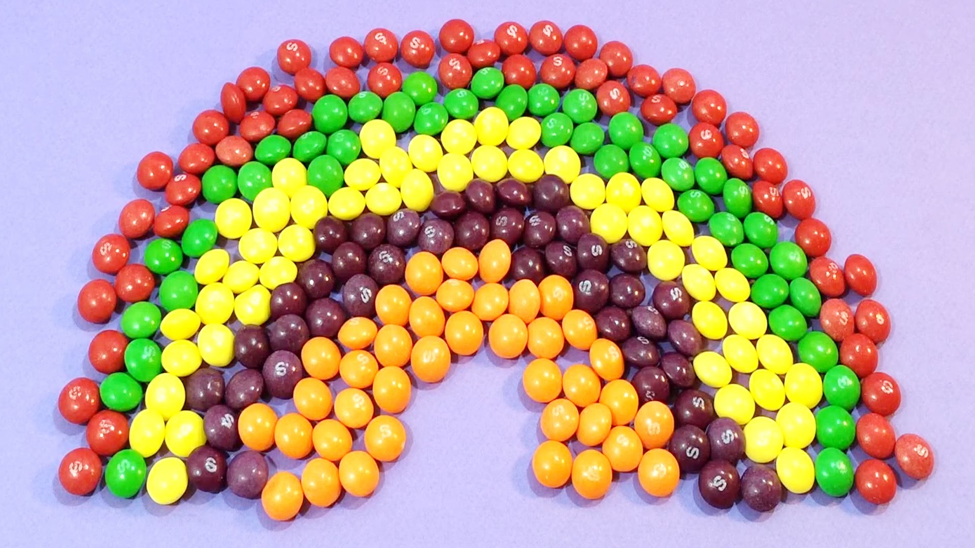 1920x1080 New Learn Colours with Skittles Candy Rainbow and Surprise Balls! Lesson 4