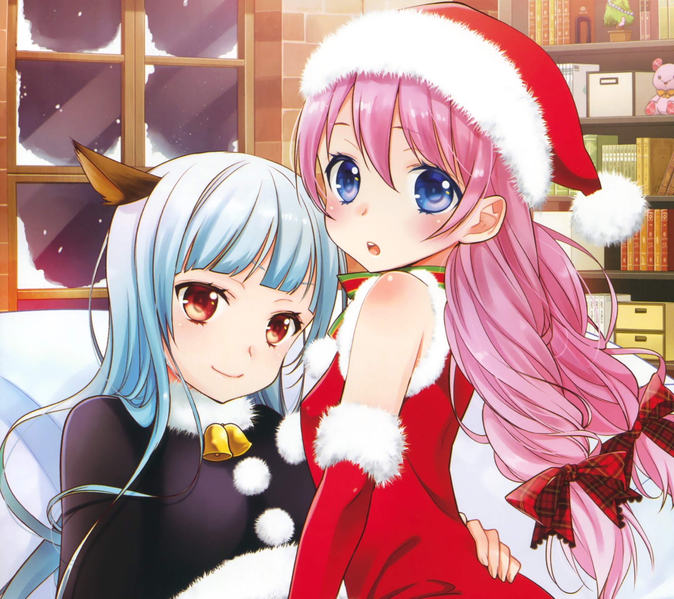 2160x1920 Christmas 2016 anime.Android wallpaper 