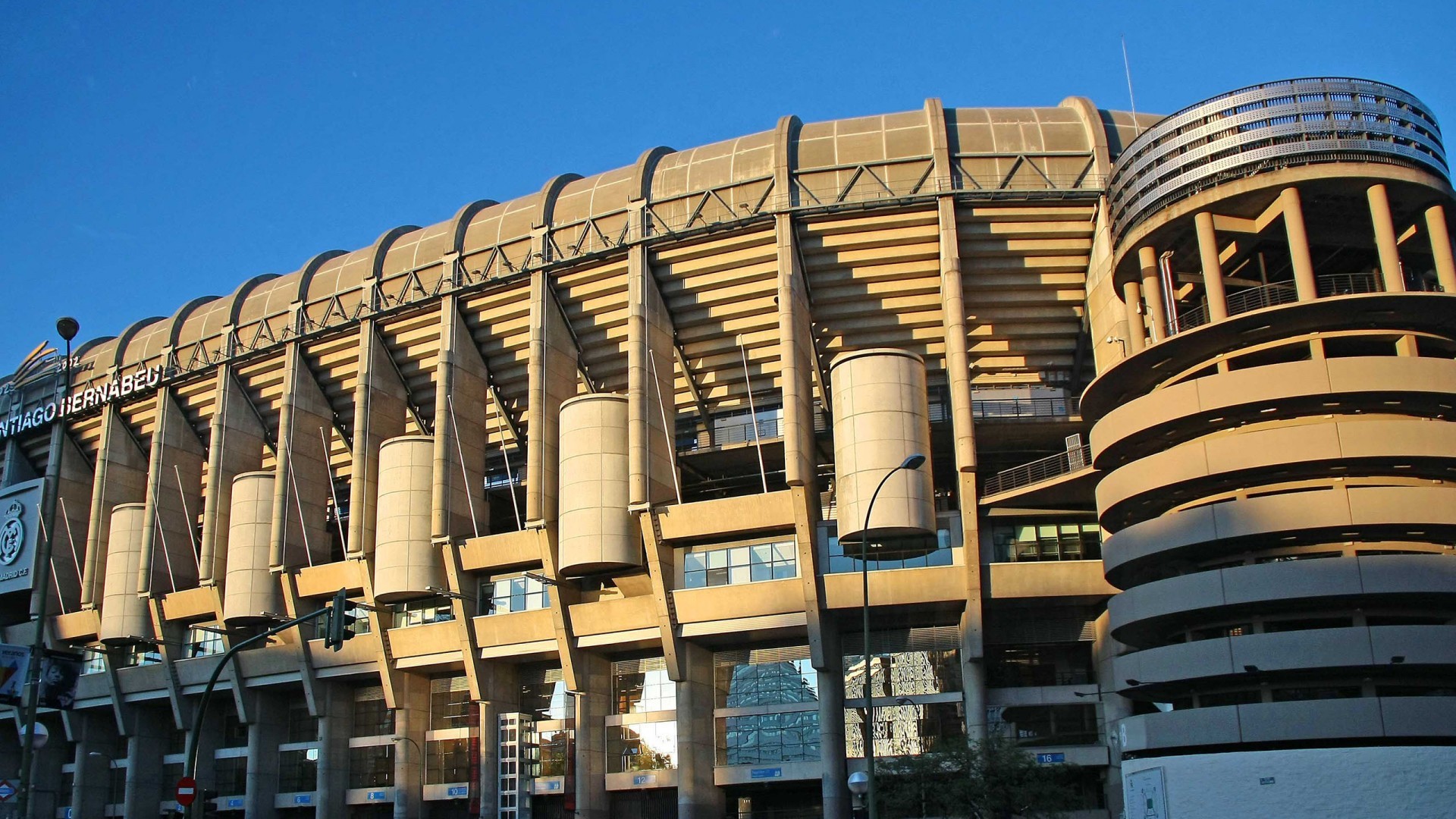 1920x1080 Santiago Bernabeu Stadium in Madrid