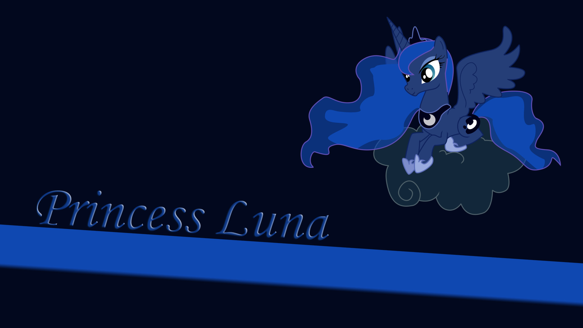 1920x1080 ... MLP:FiM Princess Luna wallpaper by Apoljak