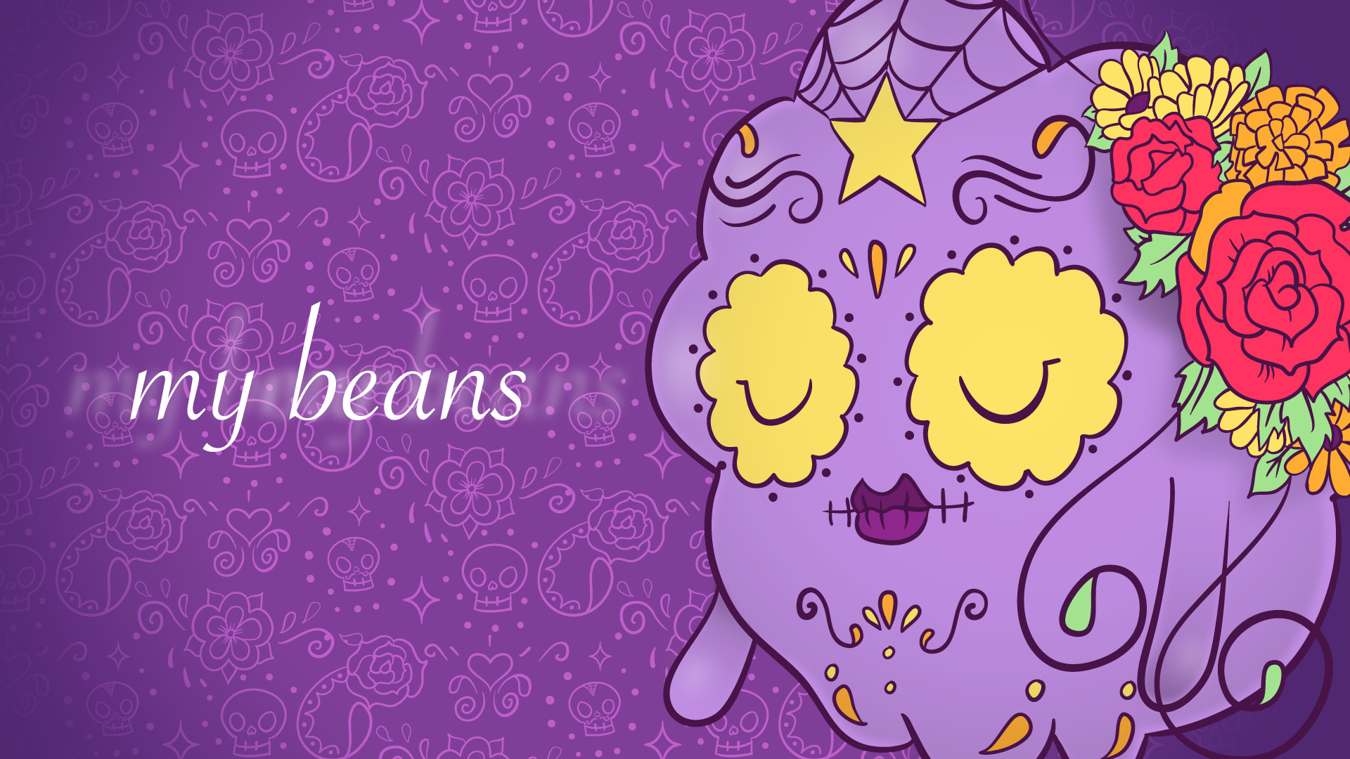 1920x1080 ... Lumpy Space Princess Adventure Time - Day of the Dead Mashup ...