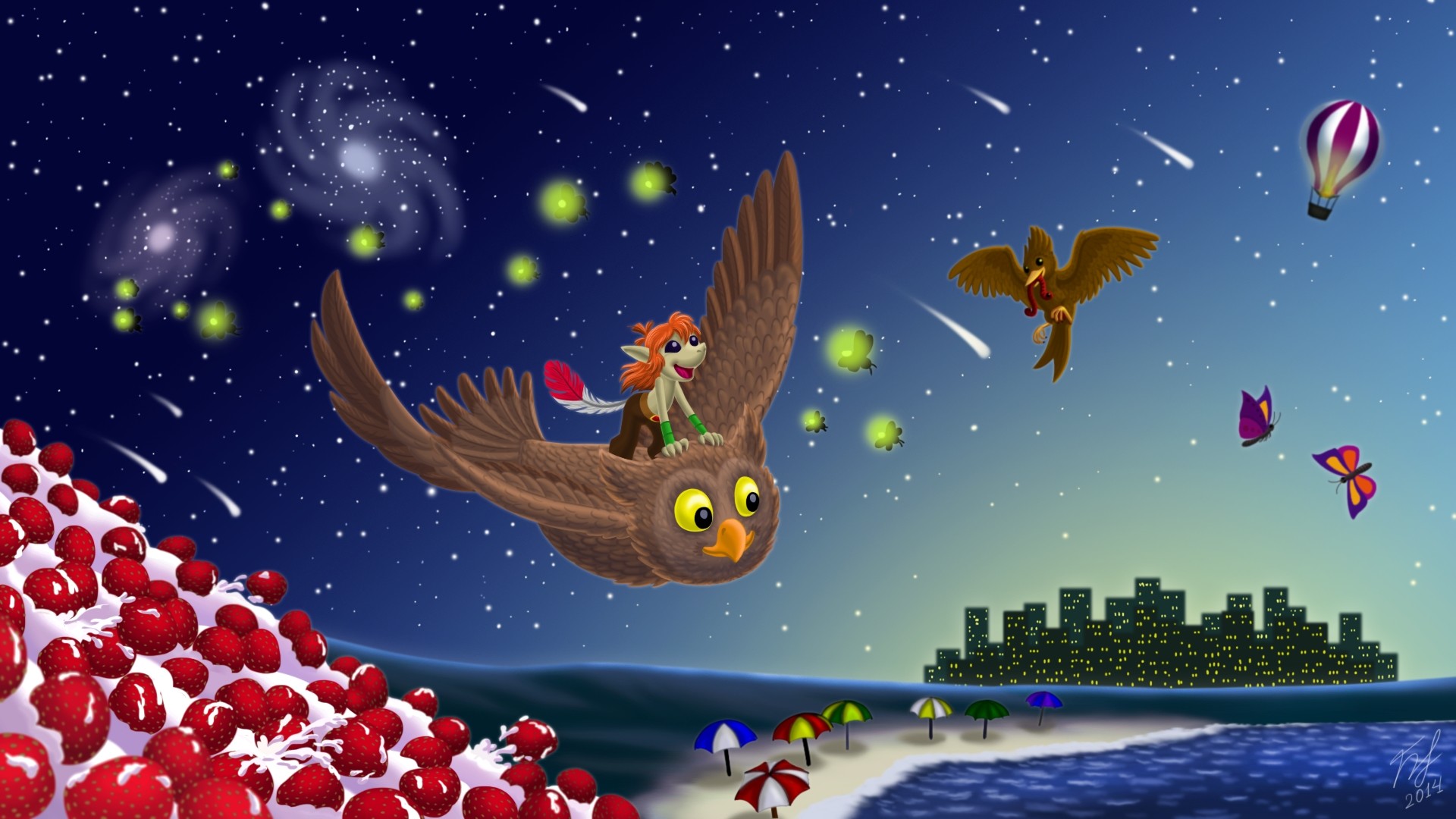 1920x1080 ... Owl City by Goldy--Gry