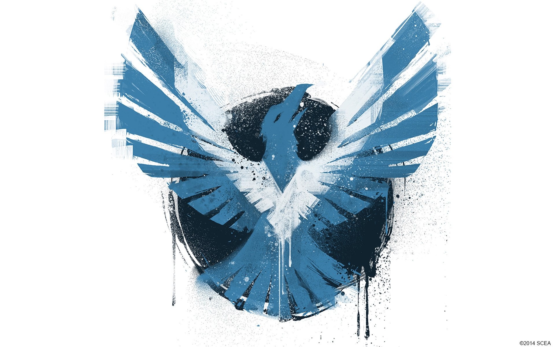 1920x1200 Video Game - inFAMOUS: Second Son Logo Bird Wallpaper