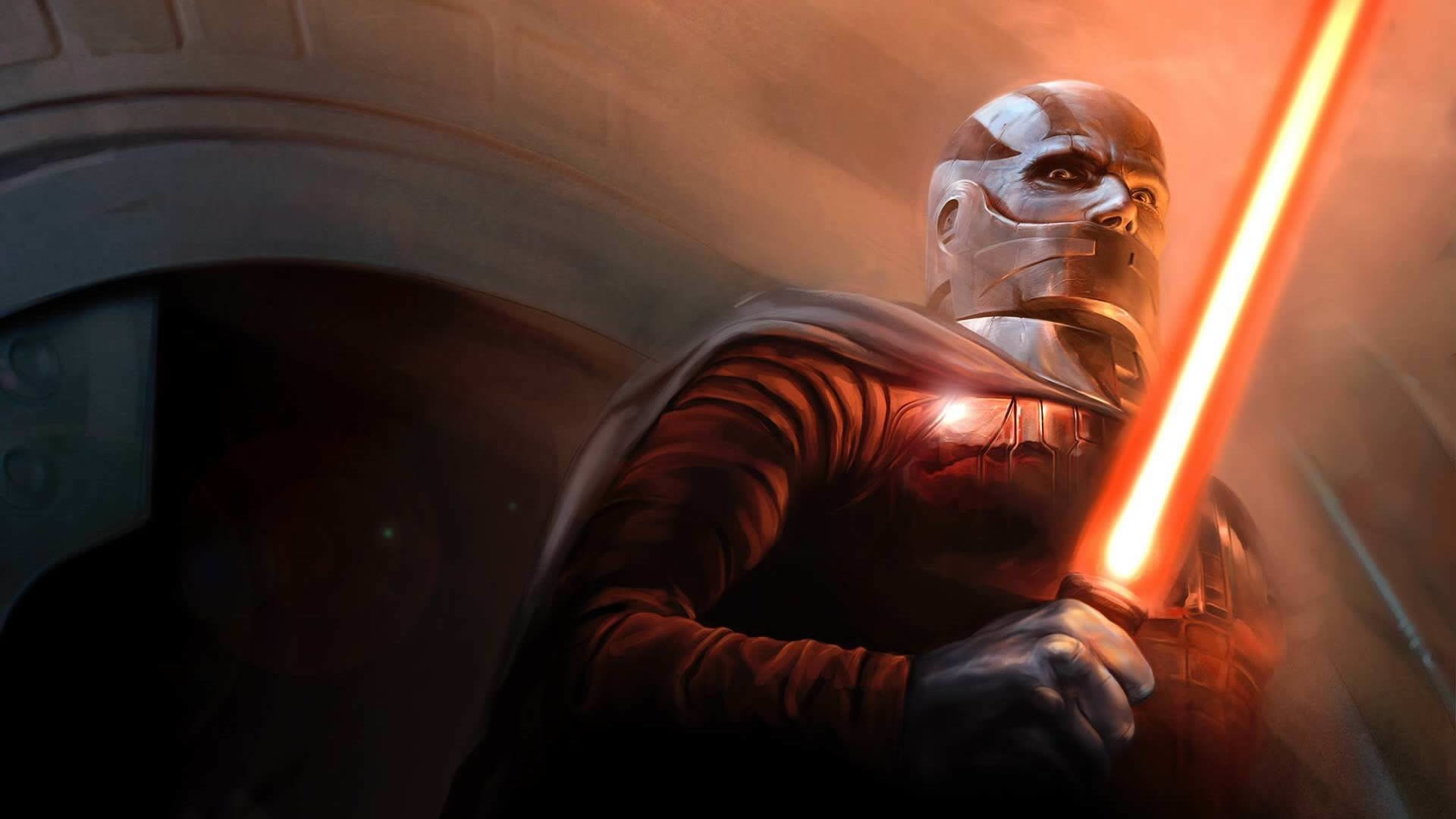 1920x1080 Preview wallpaper star wars the old republic, bald, character, lightsaber,  cloak 