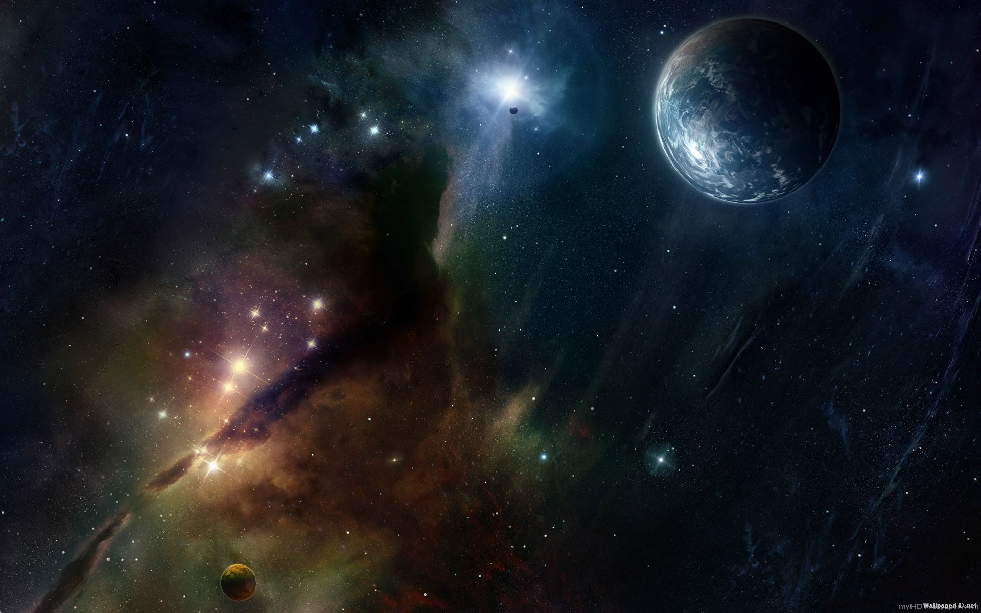 1920x1200 Space Planets Stars Landscapes Wallpaper have resolution px