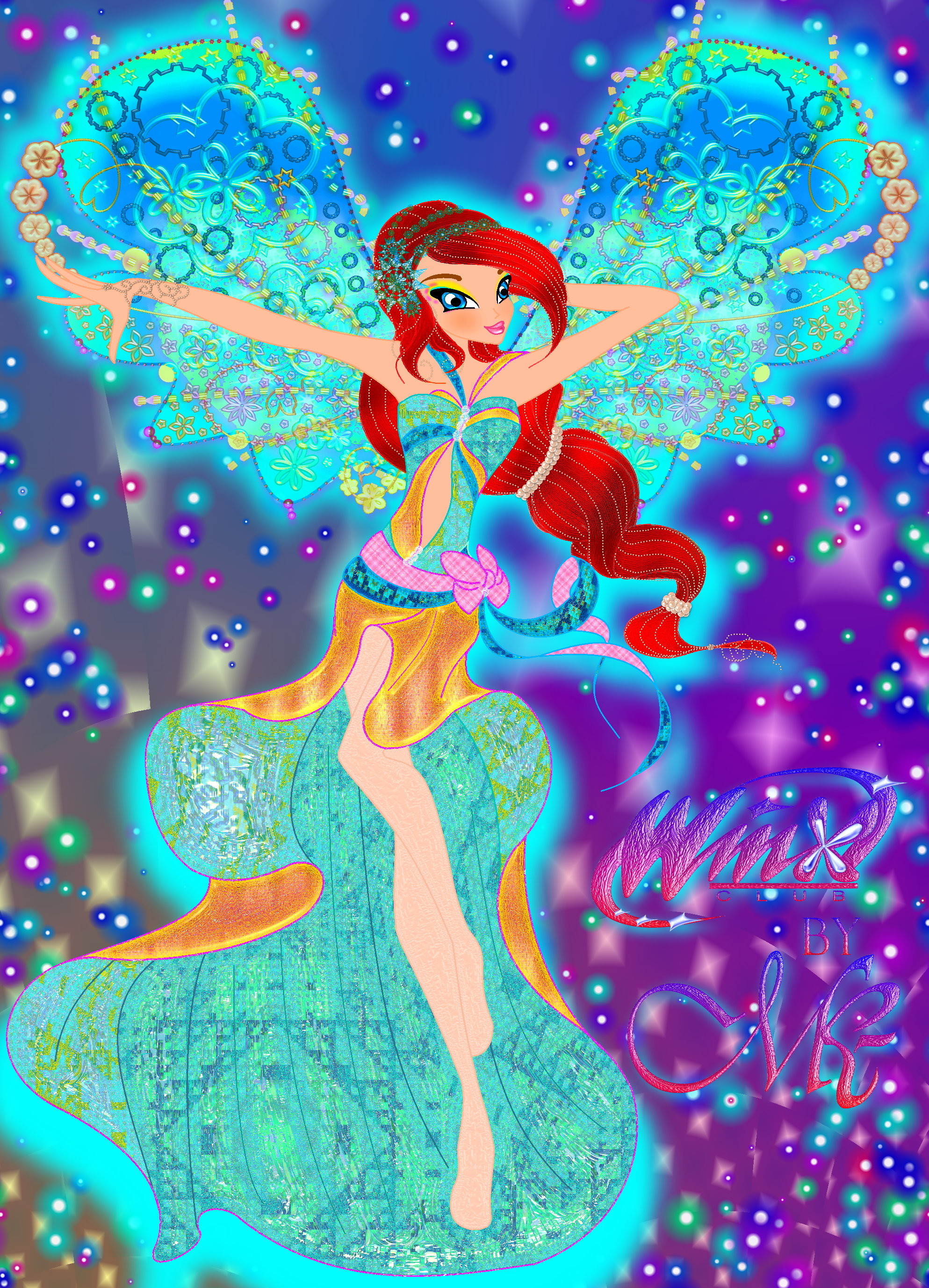 1987x2754 1920x1080 Winx Club Time Travel golden style with Roxy