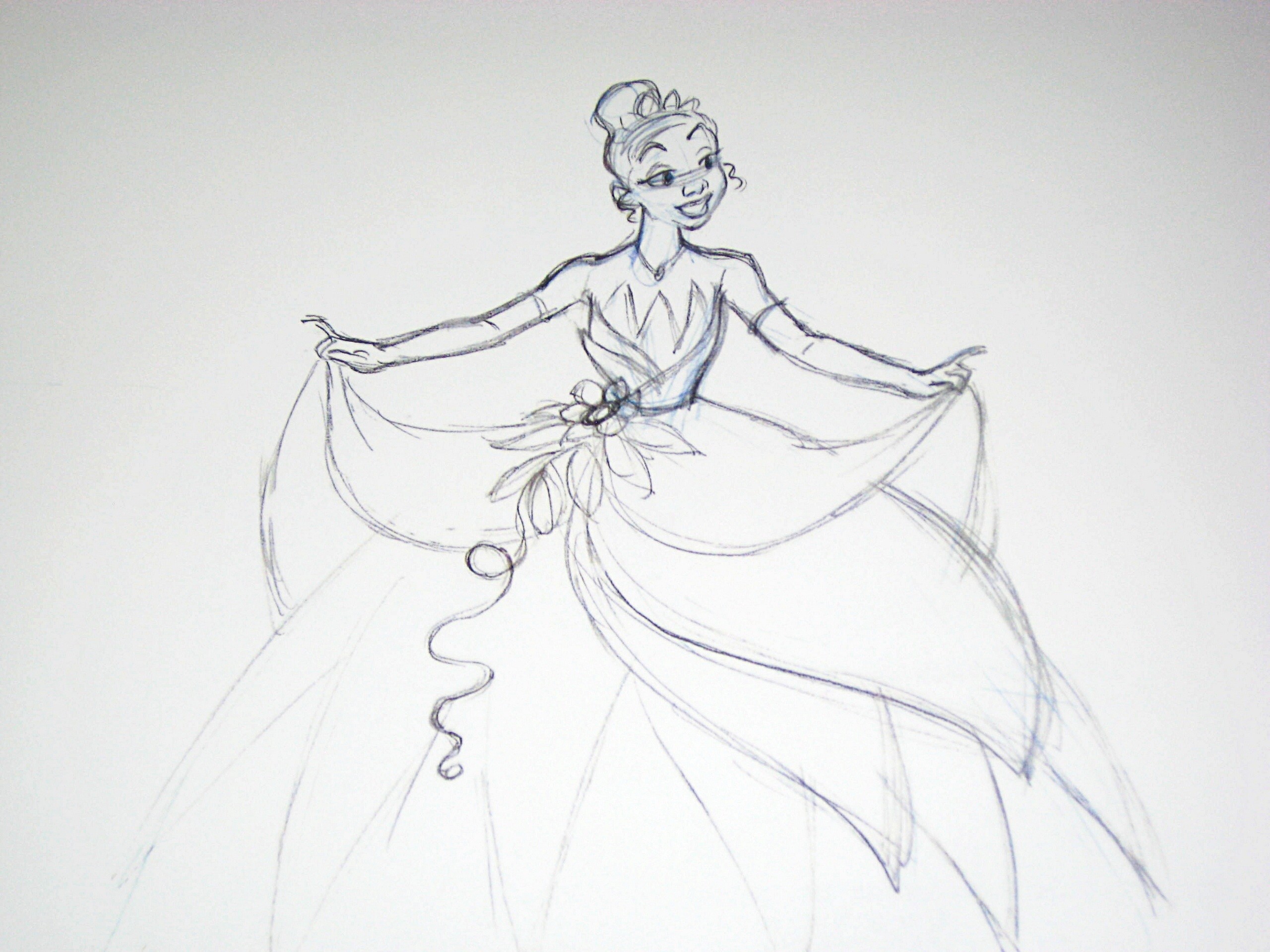 2560x1920 Disney Sketches images Tiana Wedding Sketch HD wallpaper and background  photos