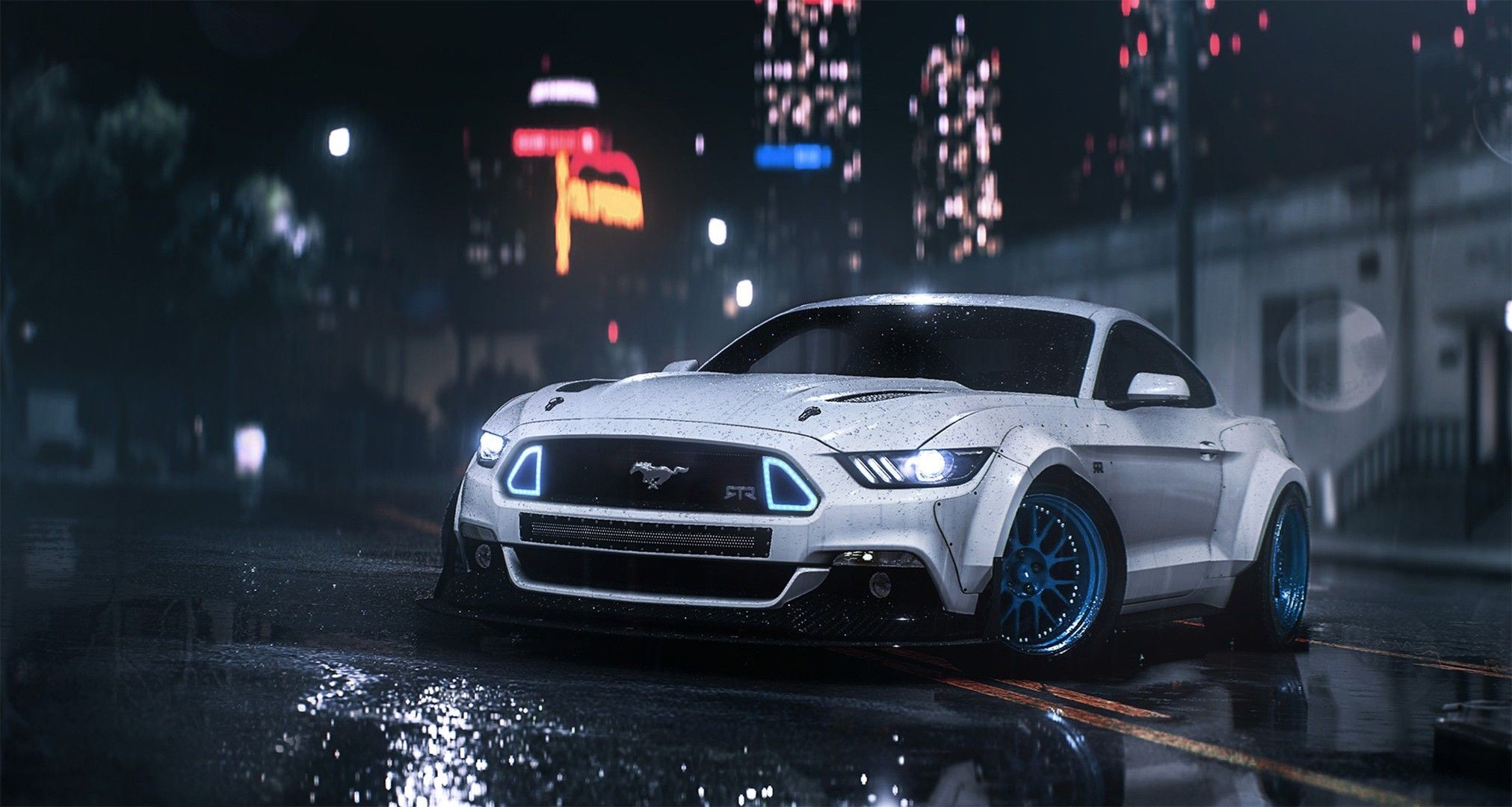 2023x1080 Need For Speed Mustang Cars HD 4k Wallpapers